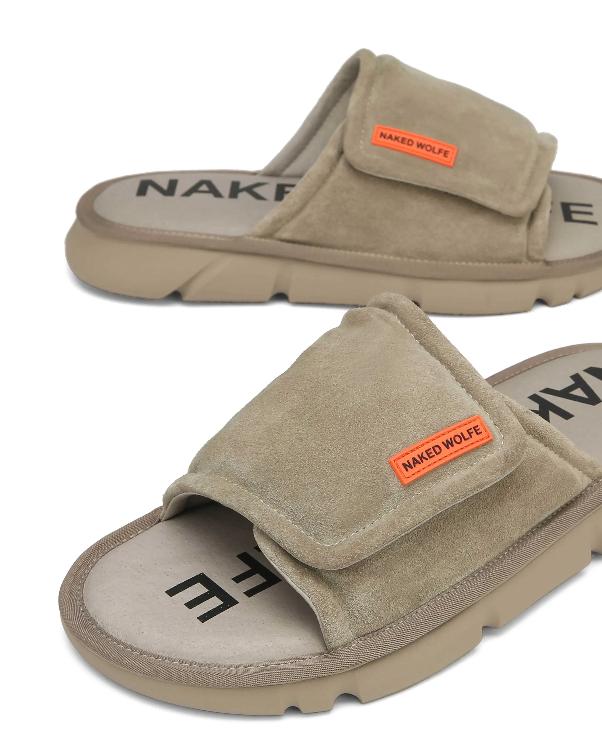 Alaska Taupe Suede<Naked Wolfe New