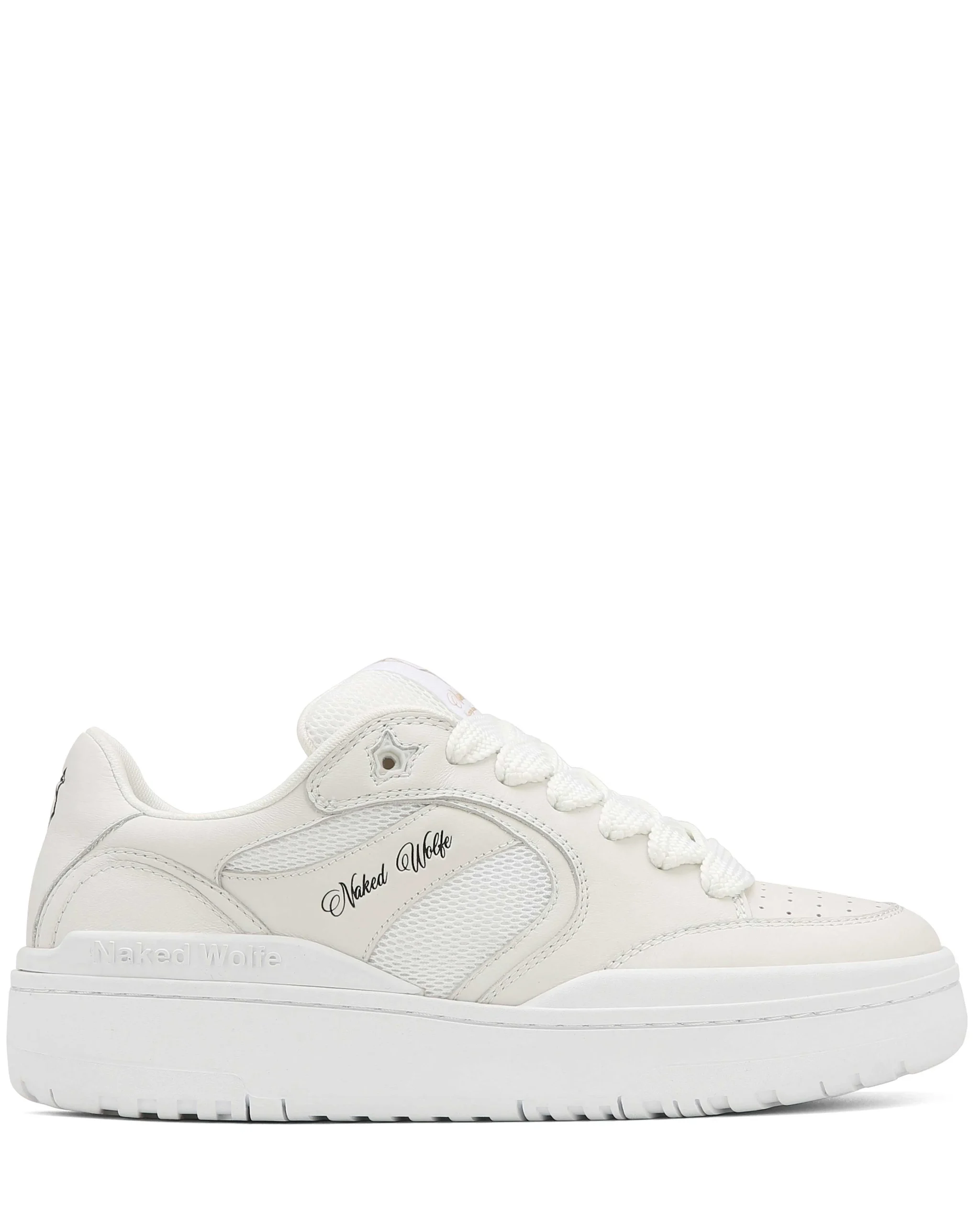 Ambition Cow Leather & Mesh White<Naked Wolfe Cheap