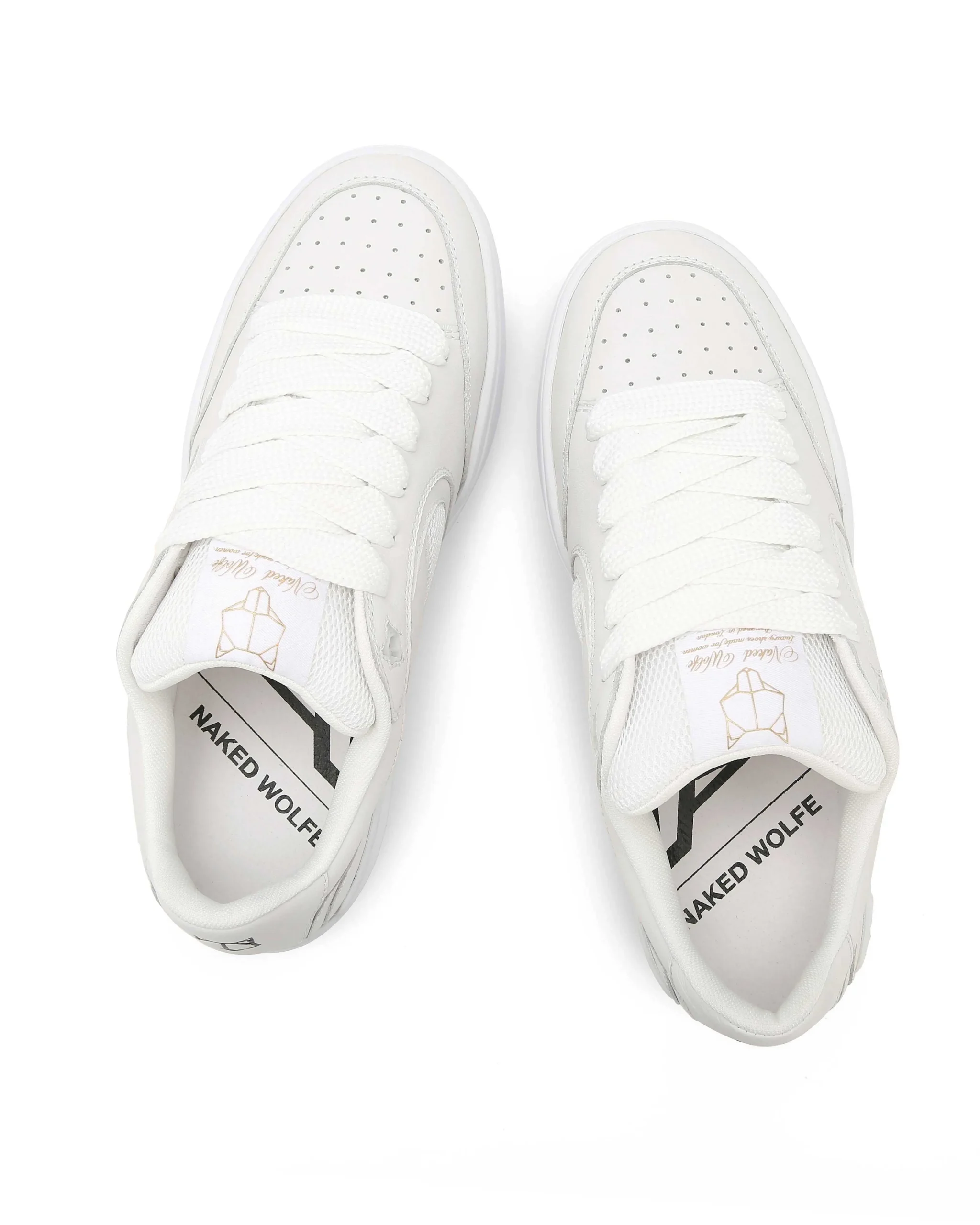 Ambition Cow Leather & Mesh White<Naked Wolfe Cheap