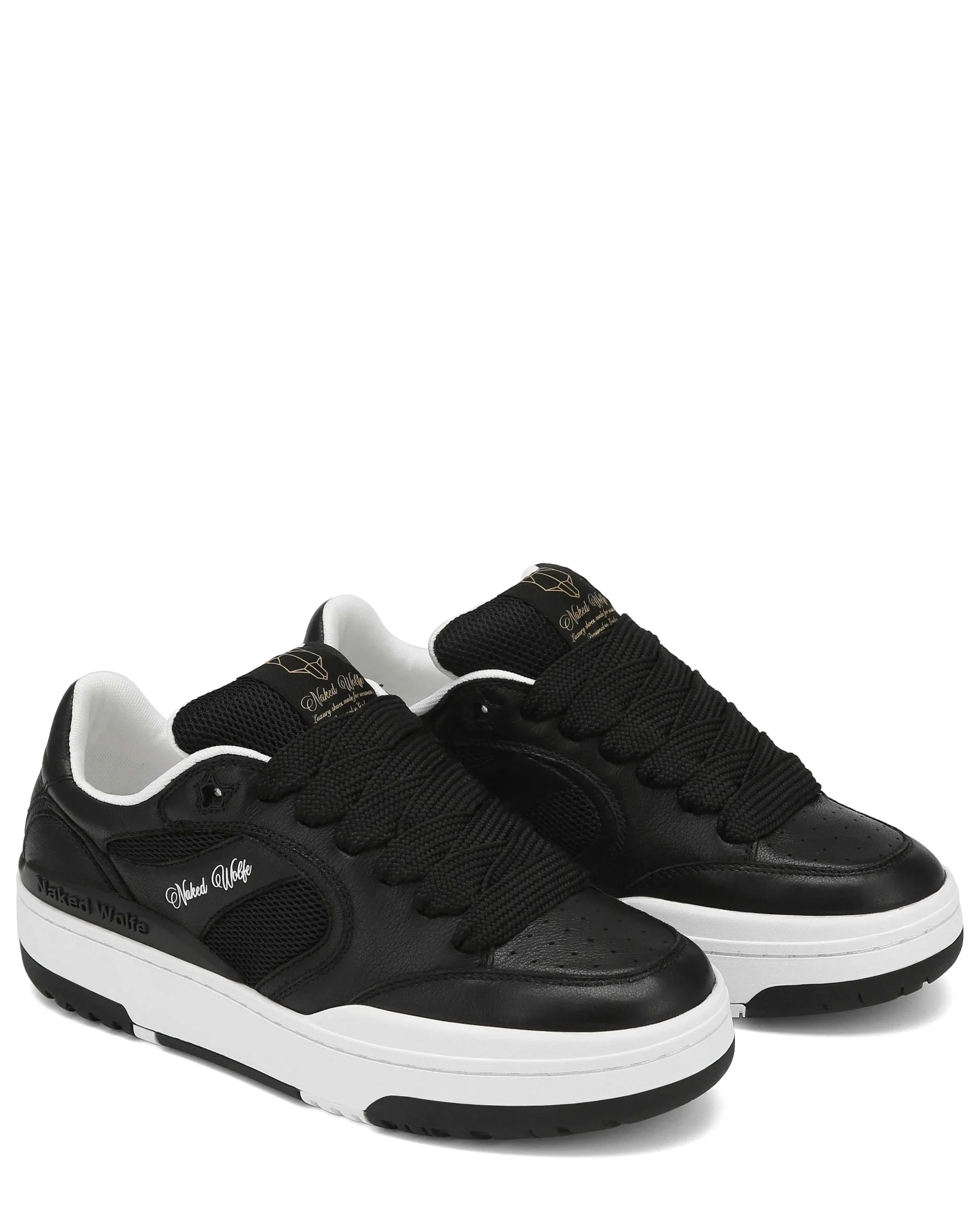 Ambition Cow Suede & Mesh Black<Naked Wolfe Flash Sale