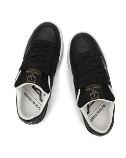 Ambition Cow Suede & Mesh Black<Naked Wolfe Flash Sale