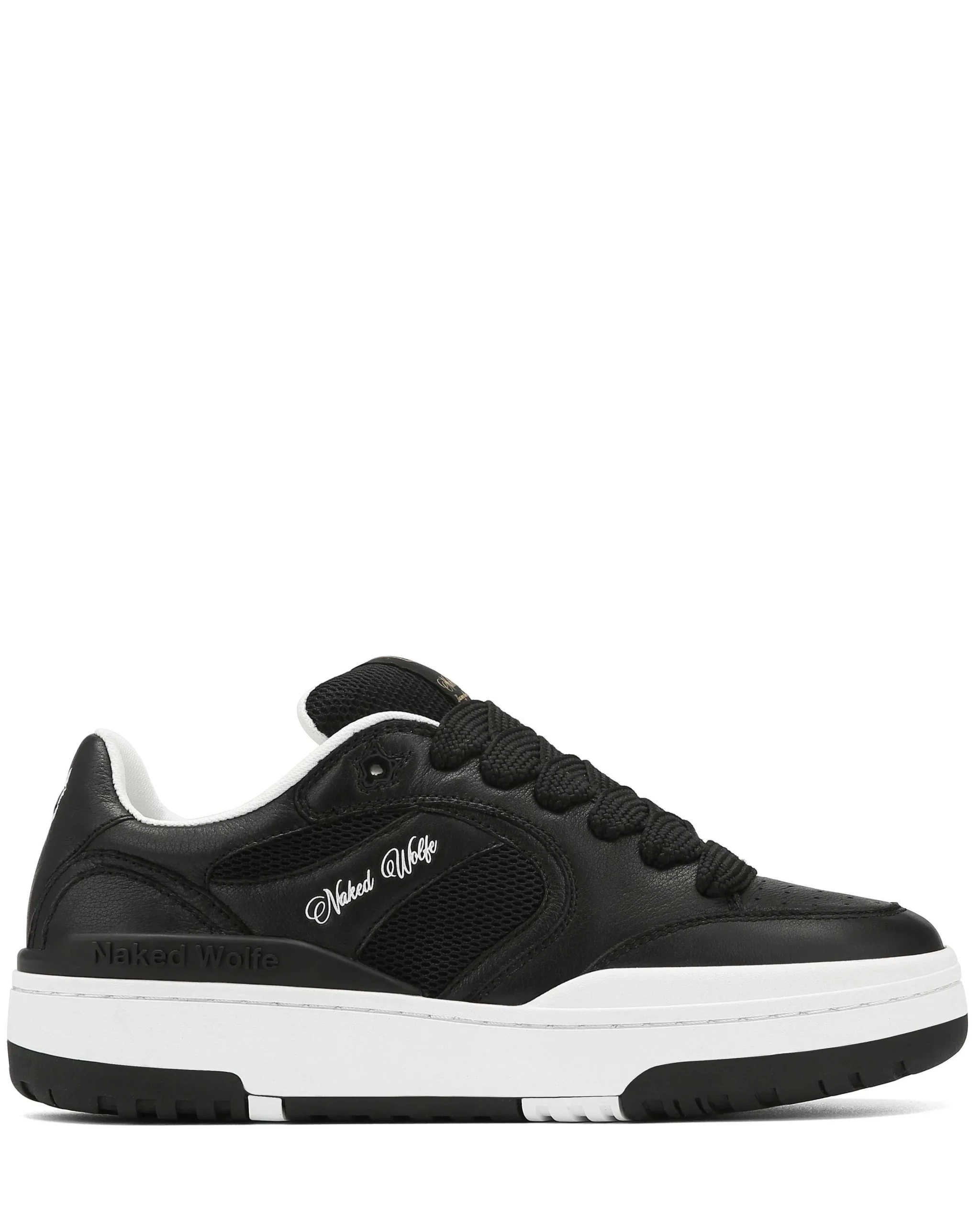 Ambition Cow Suede & Mesh Black<Naked Wolfe Flash Sale