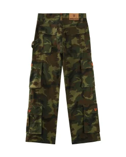 Baggy Pocket Cargo Pants Camo<Naked Wolfe Best Sale
