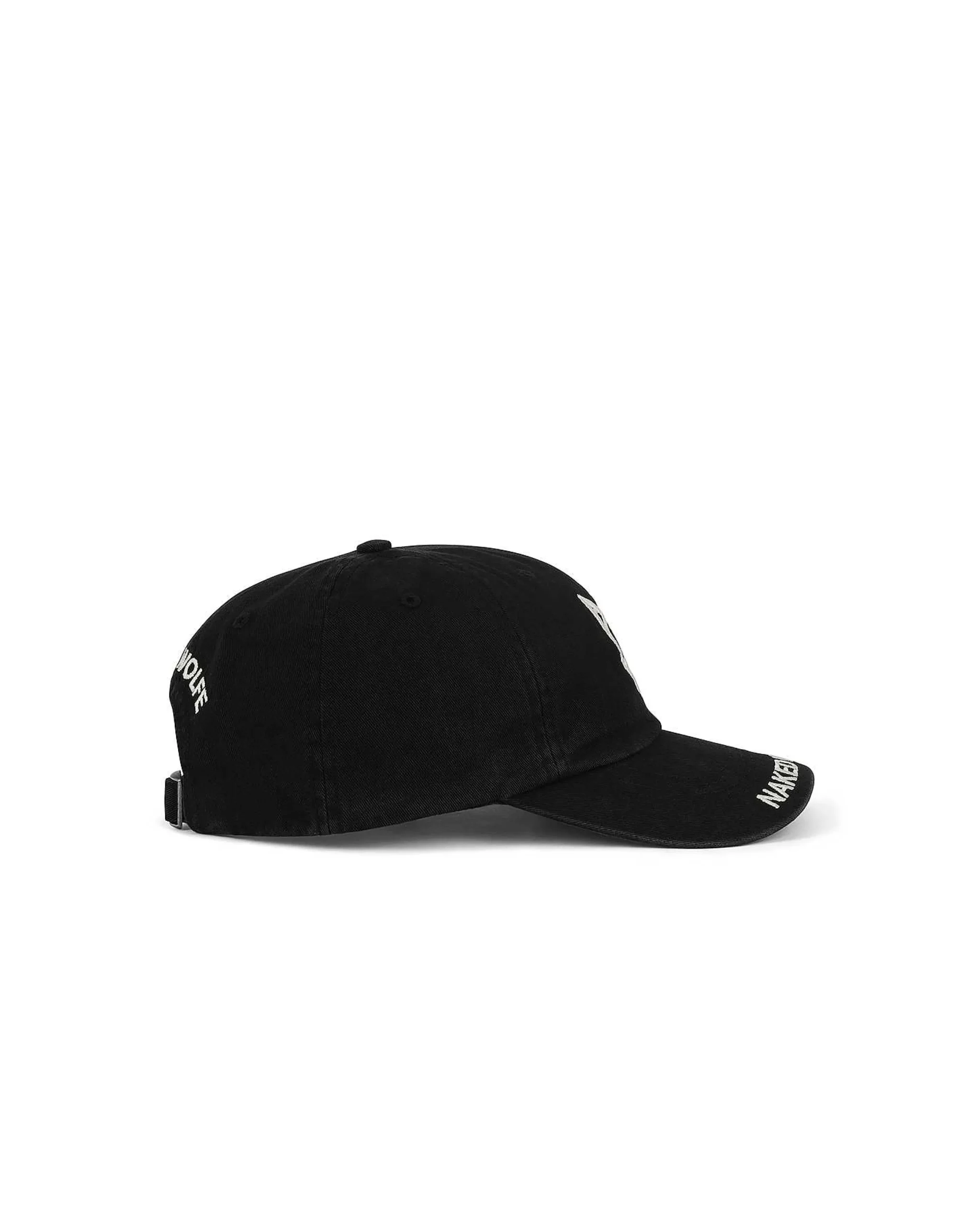 Baseball Cap Pure Black<Naked Wolfe Store