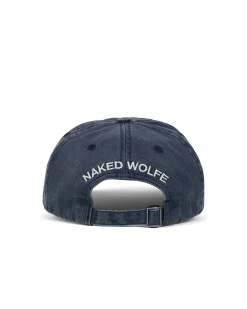 Baseball Cap Washed Blue<Naked Wolfe Store
