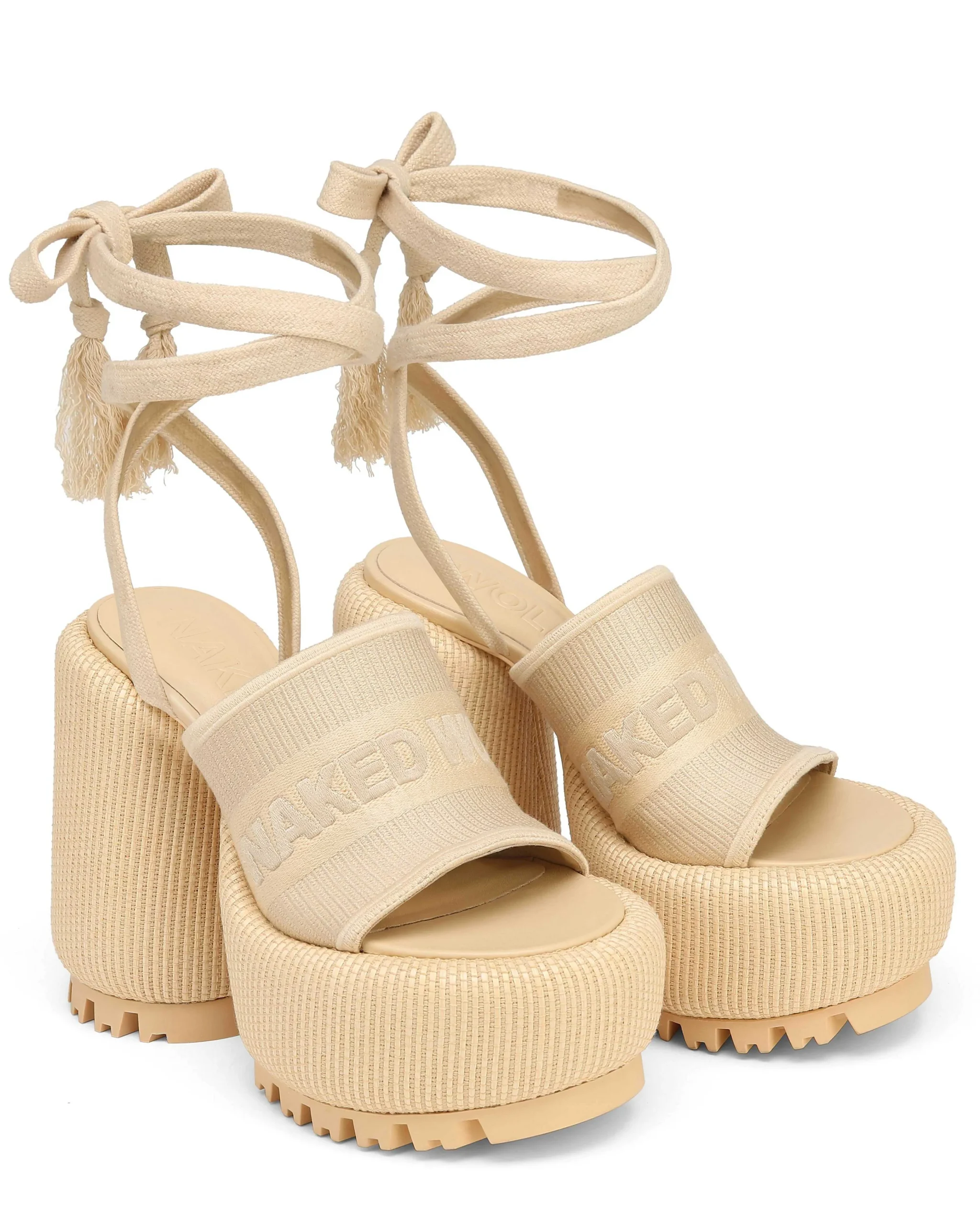 Beach Off White Raffia<Naked Wolfe Flash Sale
