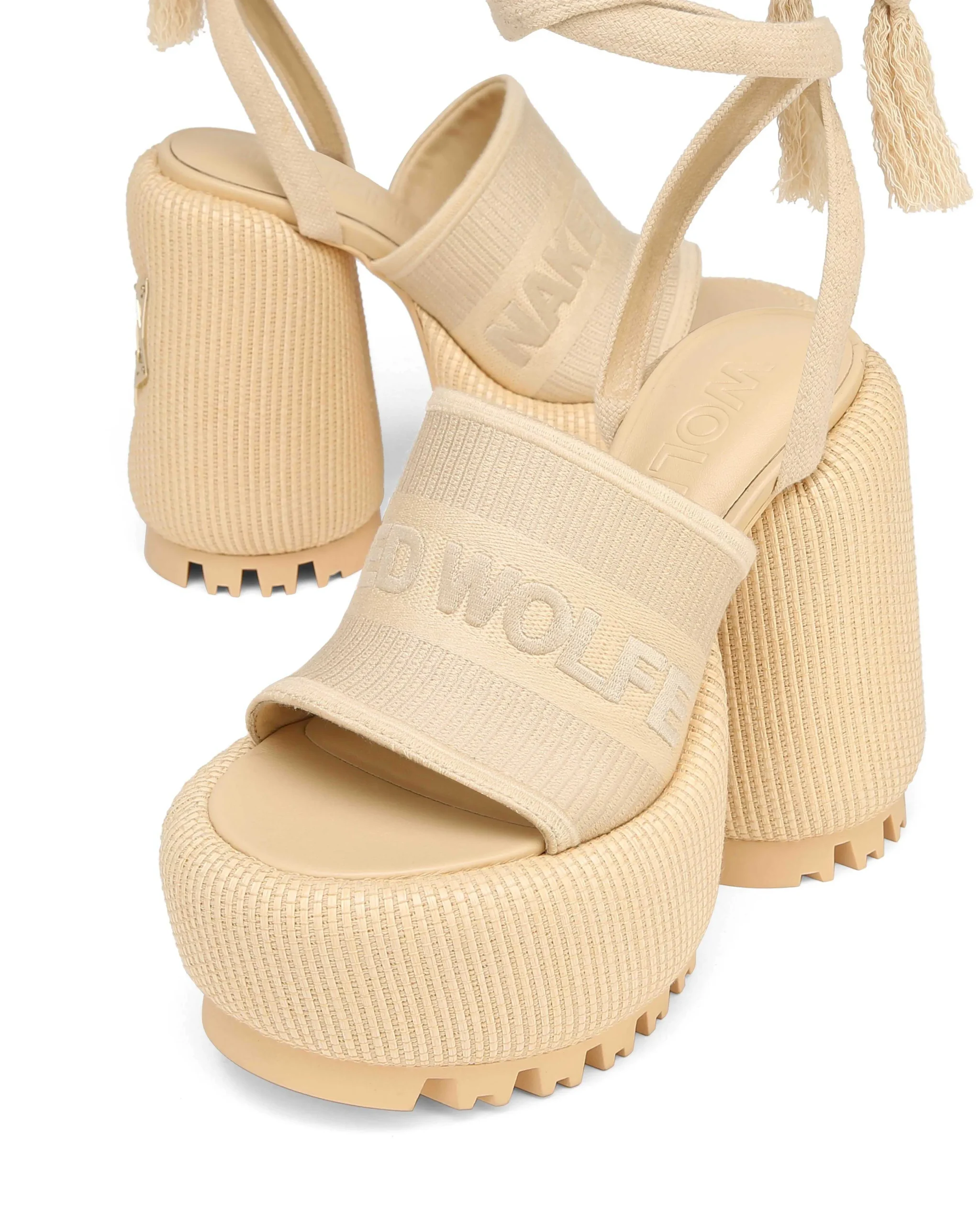 Beach Off White Raffia<Naked Wolfe Flash Sale