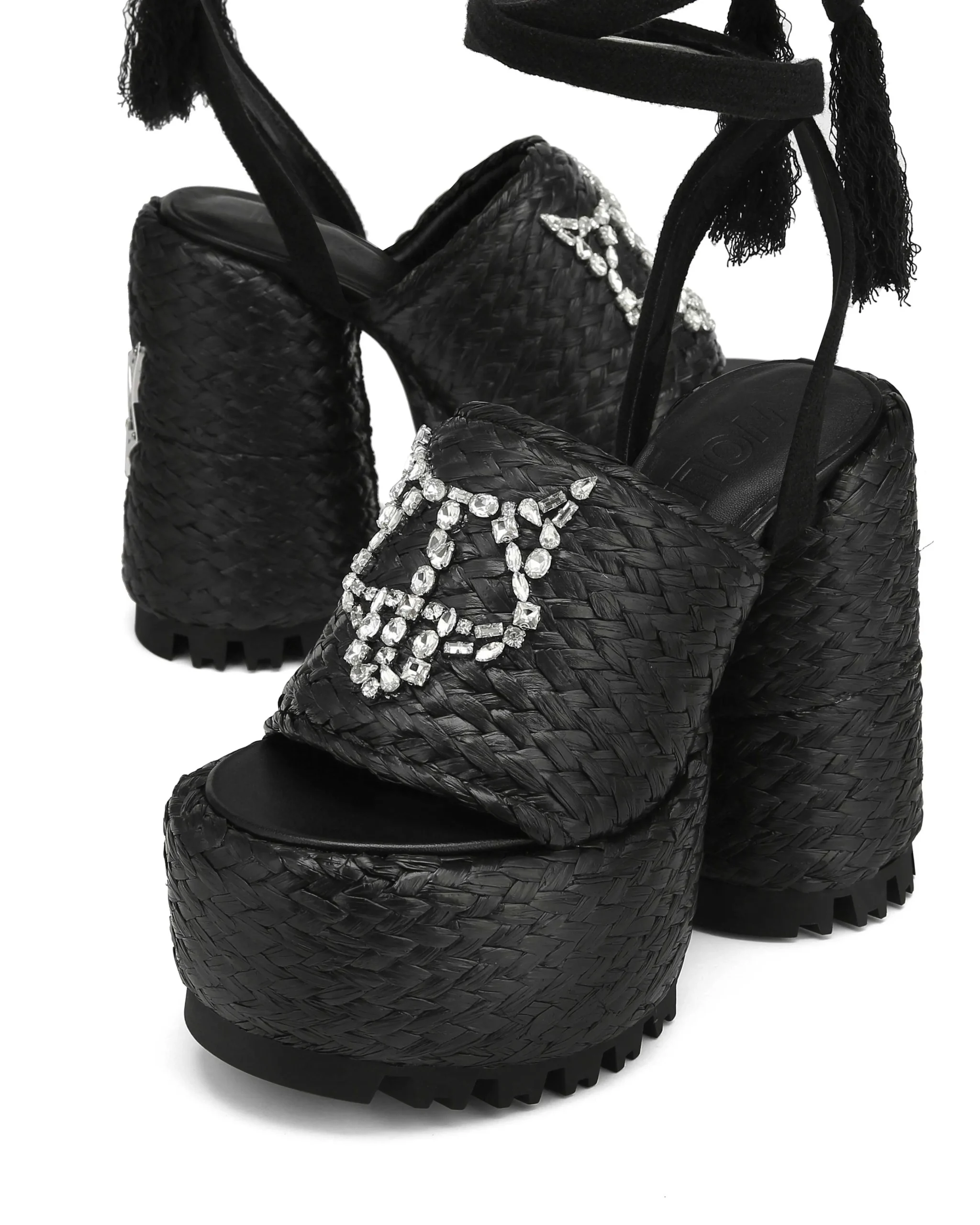 Beach Raffia Black<Naked Wolfe Store