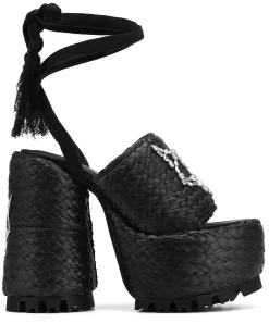 Beach Raffia Black<Naked Wolfe Store