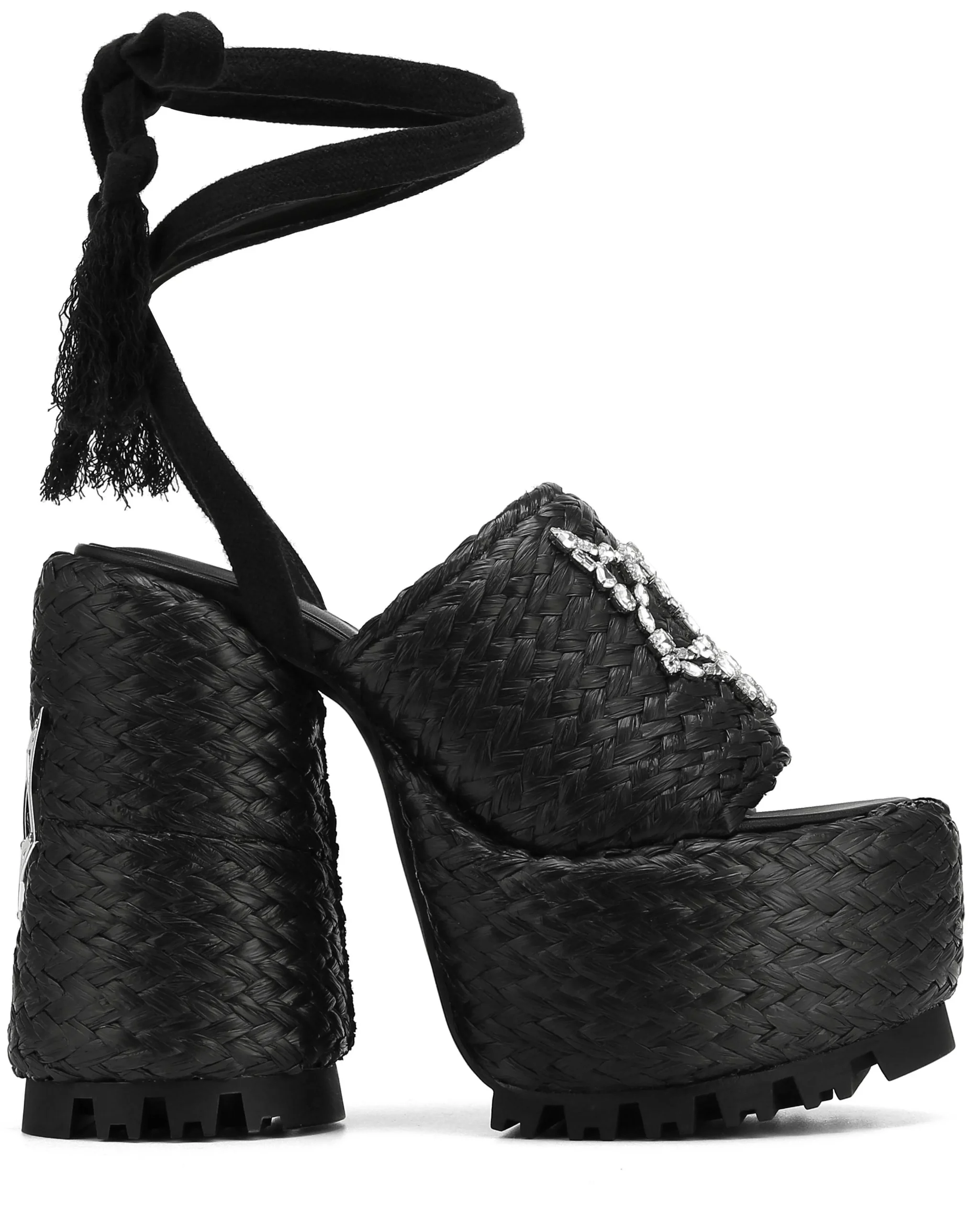 Beach Raffia Black<Naked Wolfe Store
