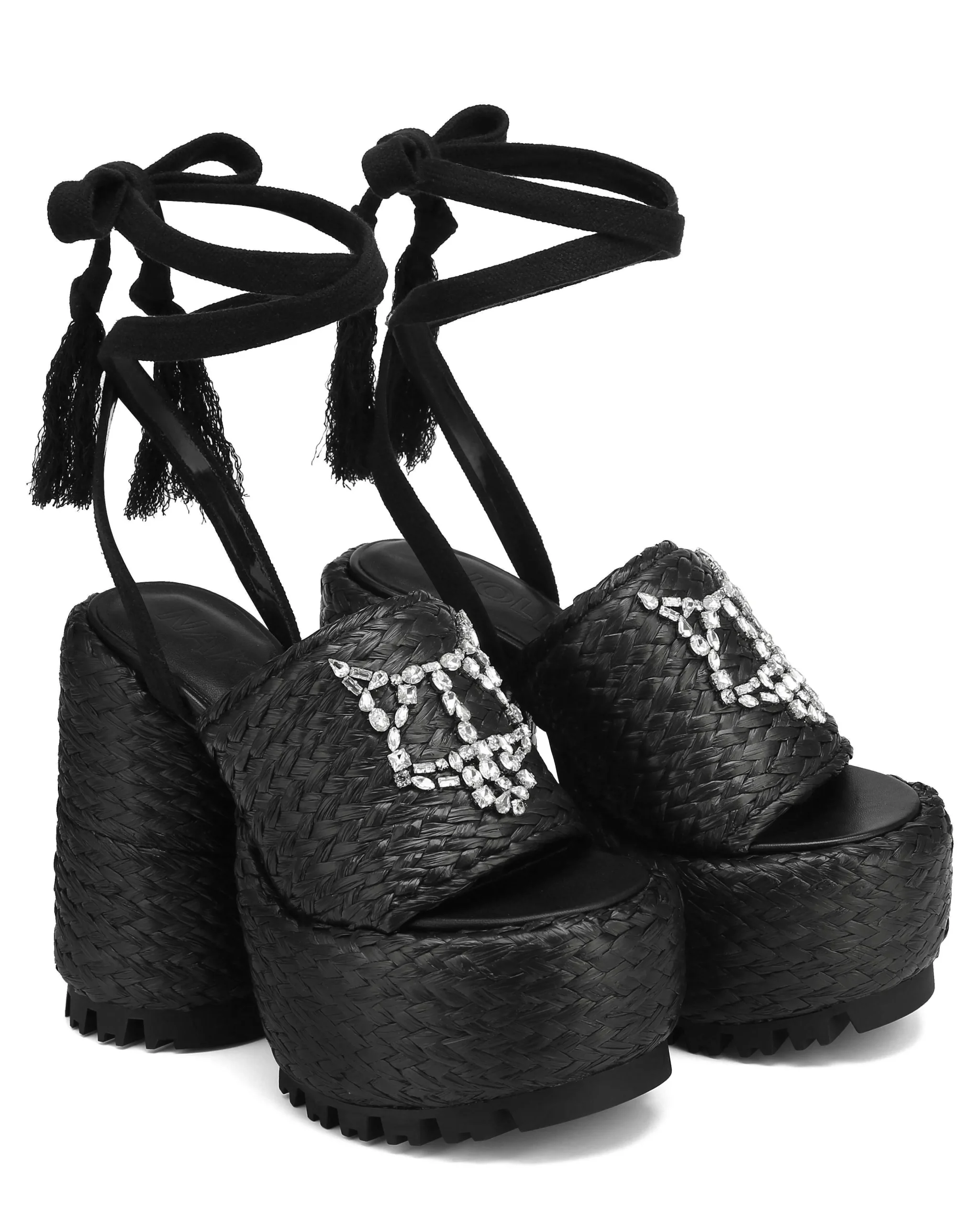 Beach Raffia Black<Naked Wolfe Store