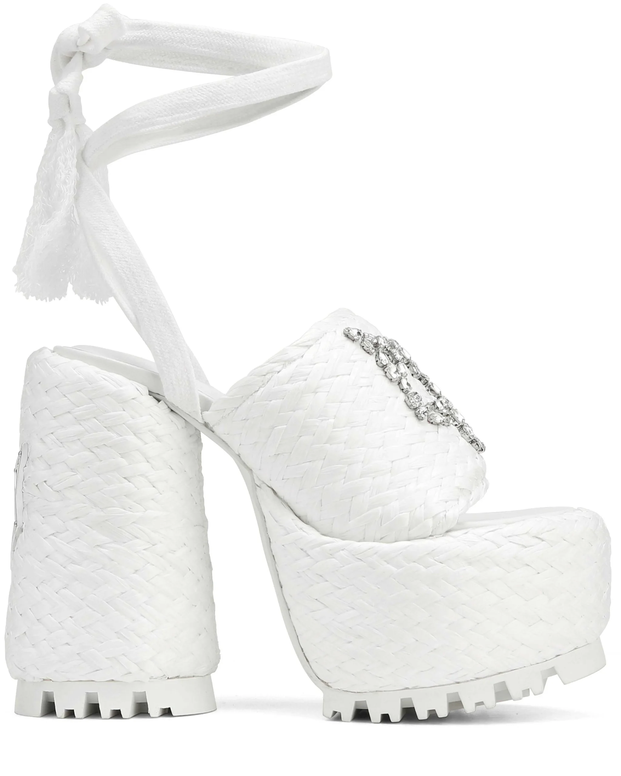 Beach Raffia White<Naked Wolfe Shop