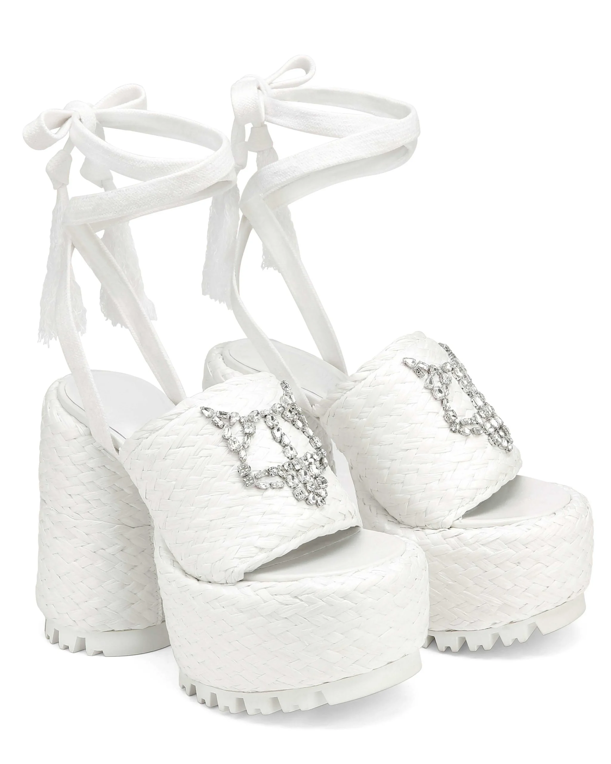 Beach Raffia White<Naked Wolfe Shop