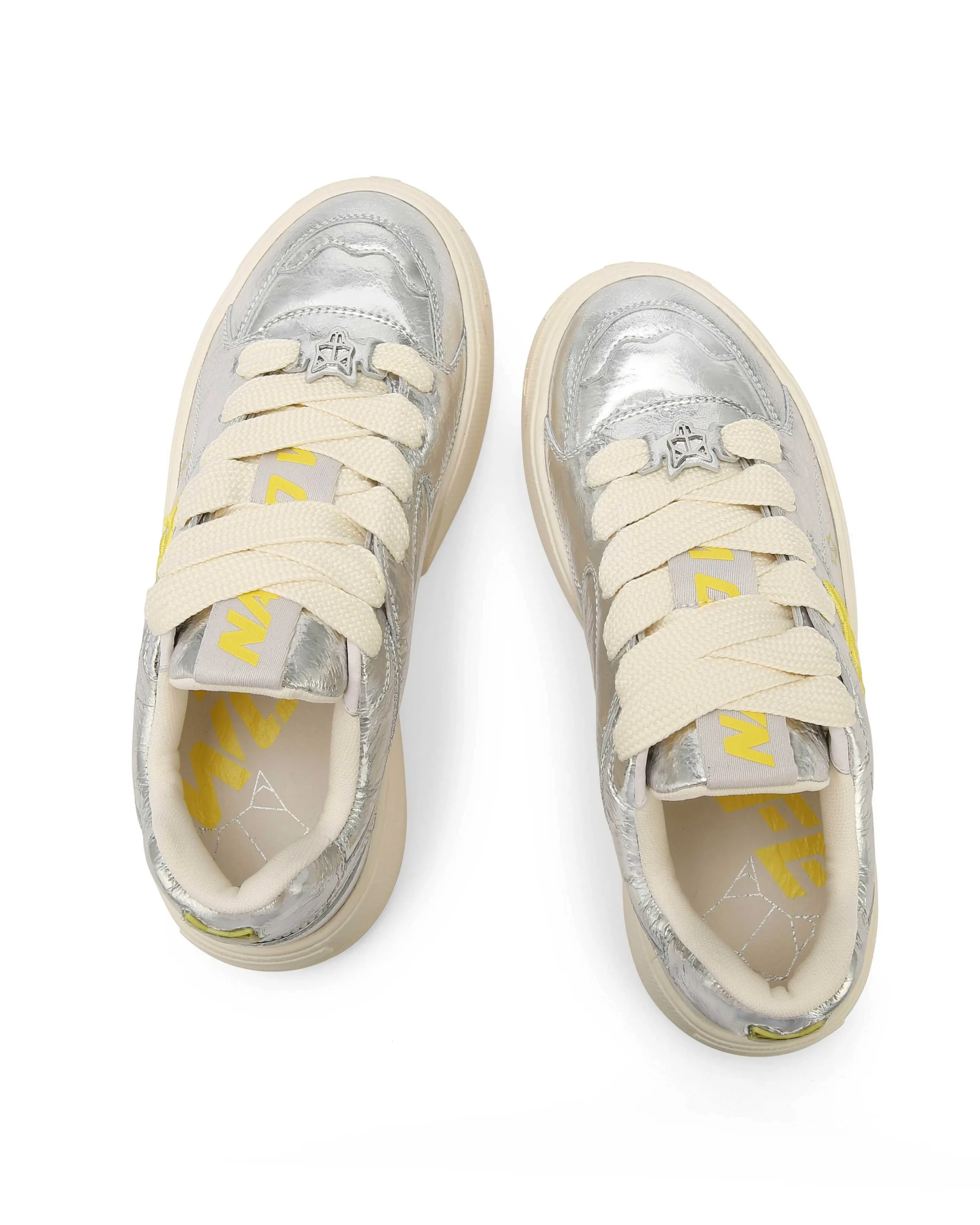 Crash Foil Leather Silver<Naked Wolfe Flash Sale