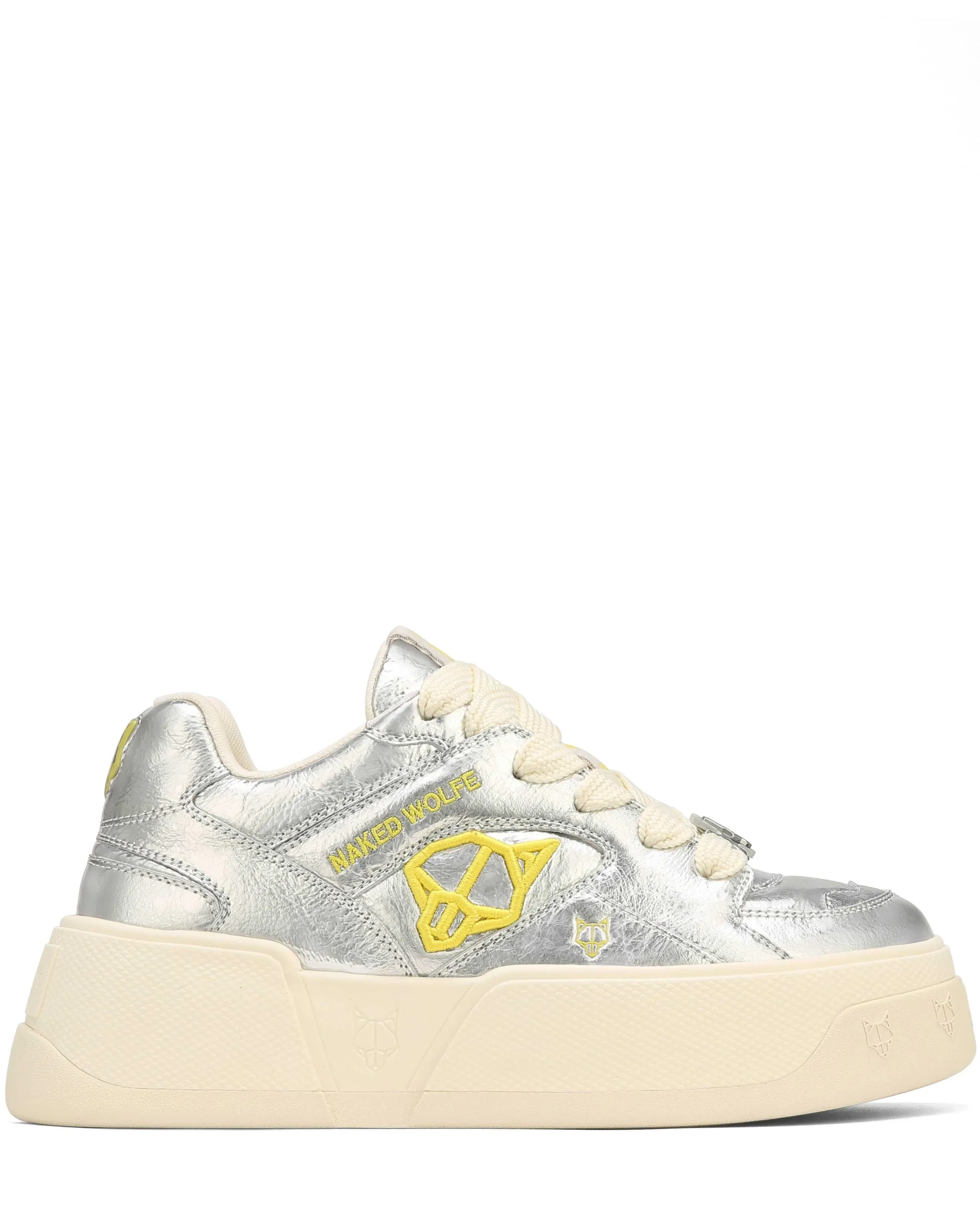 Crash Foil Leather Silver<Naked Wolfe Flash Sale