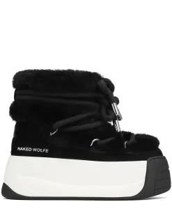 Darling Black Cow Suede<Naked Wolfe New
