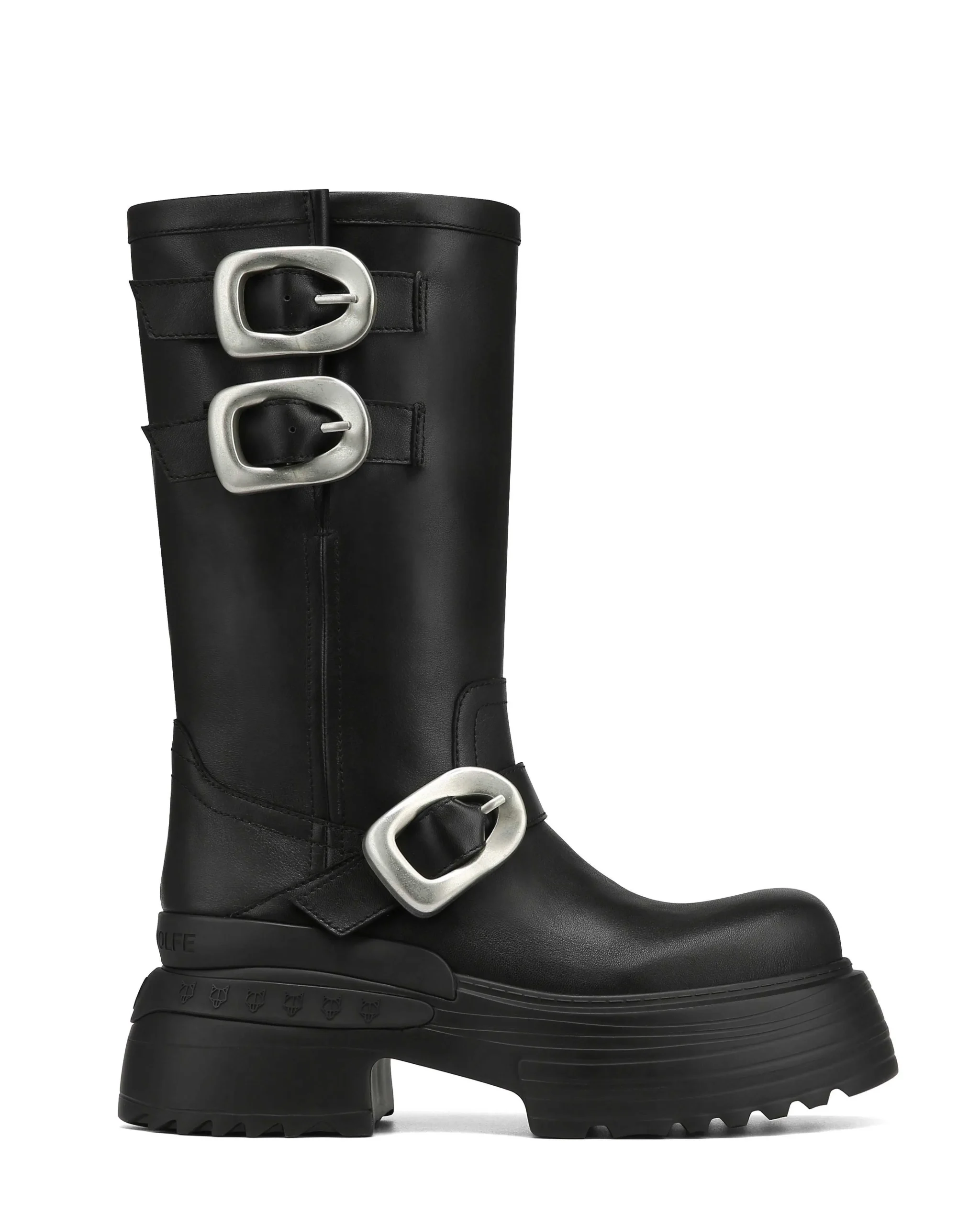 Earth Cow Leather Black<Naked Wolfe Cheap