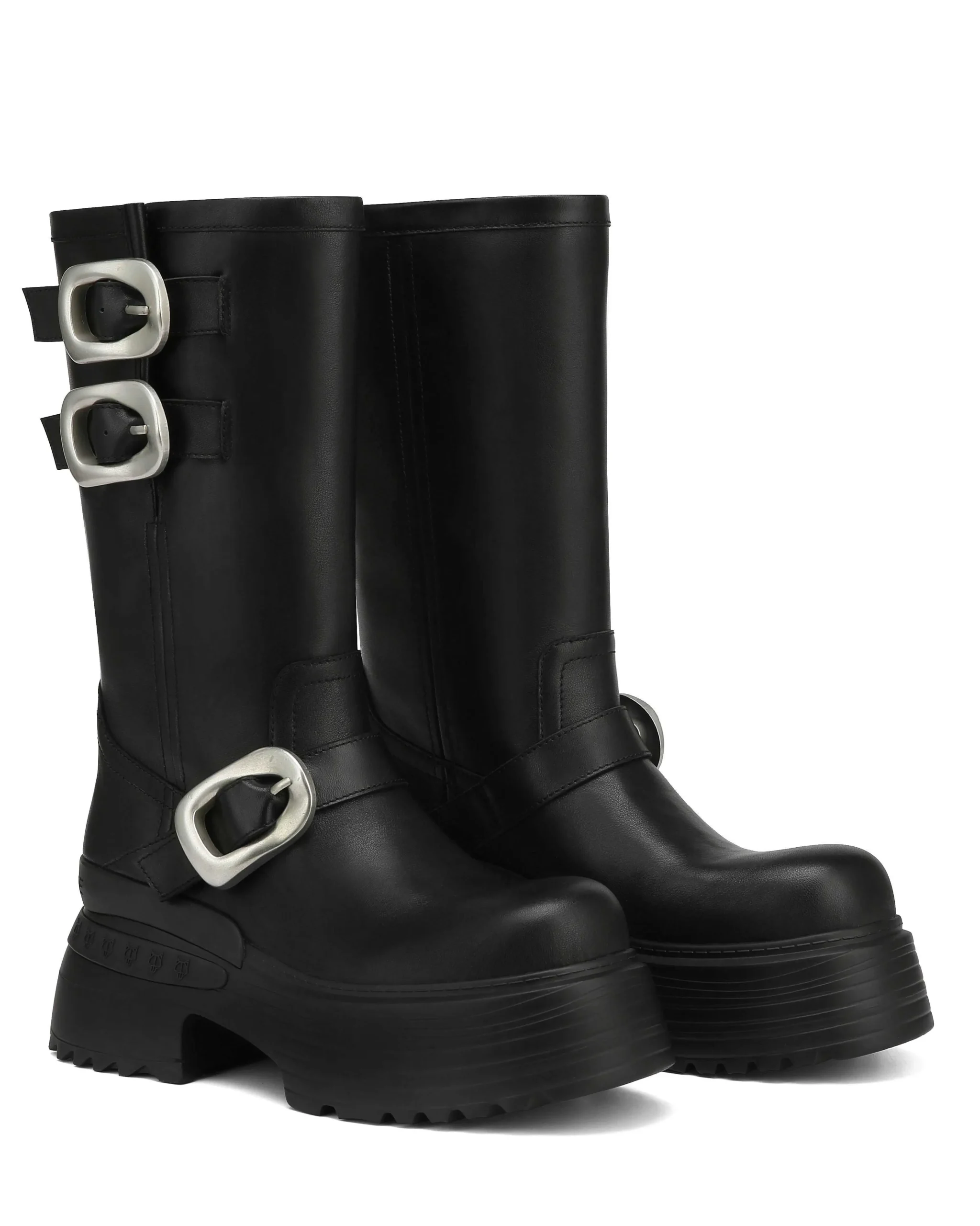 Earth Cow Leather Black<Naked Wolfe Cheap