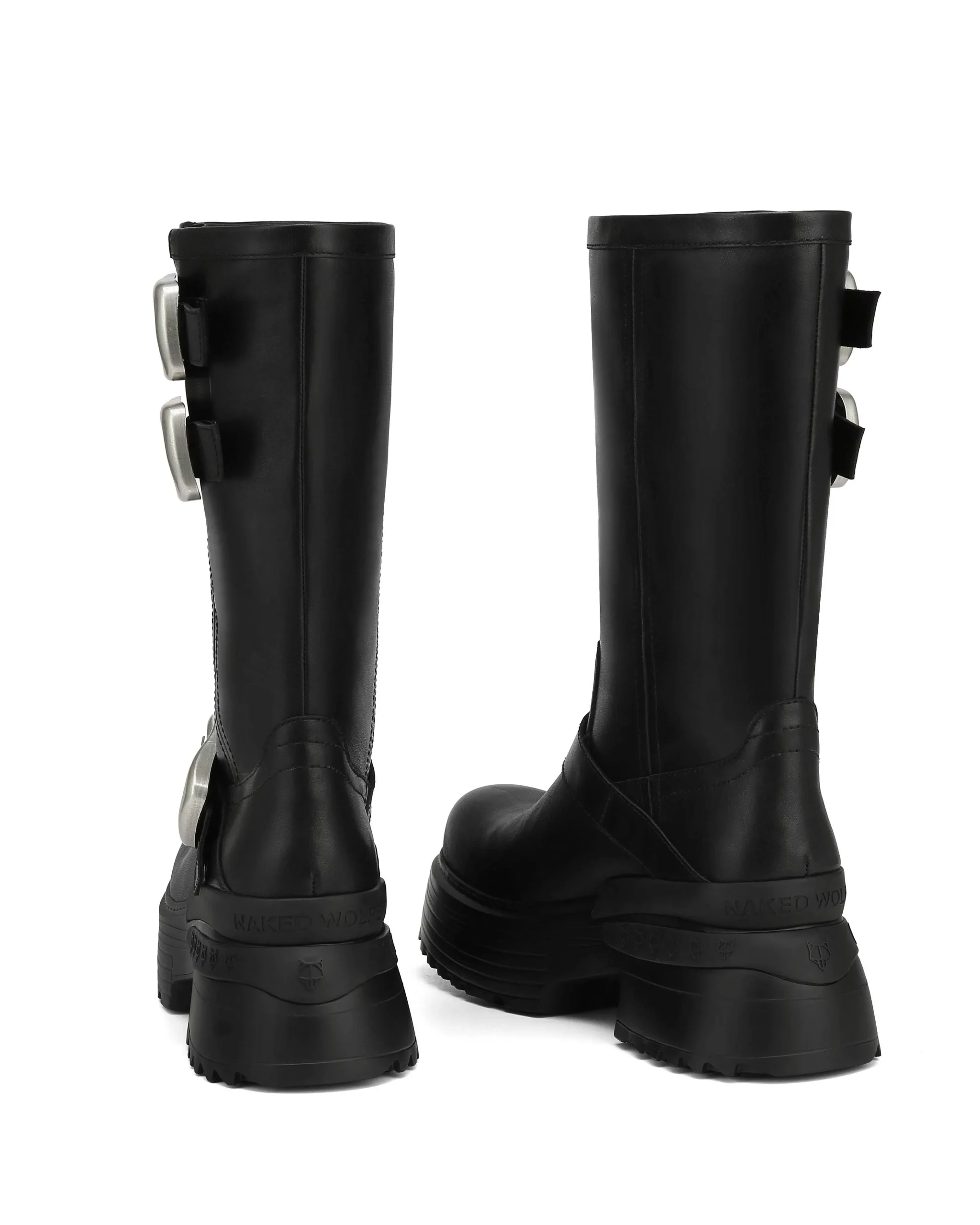 Earth Cow Leather Black<Naked Wolfe Cheap