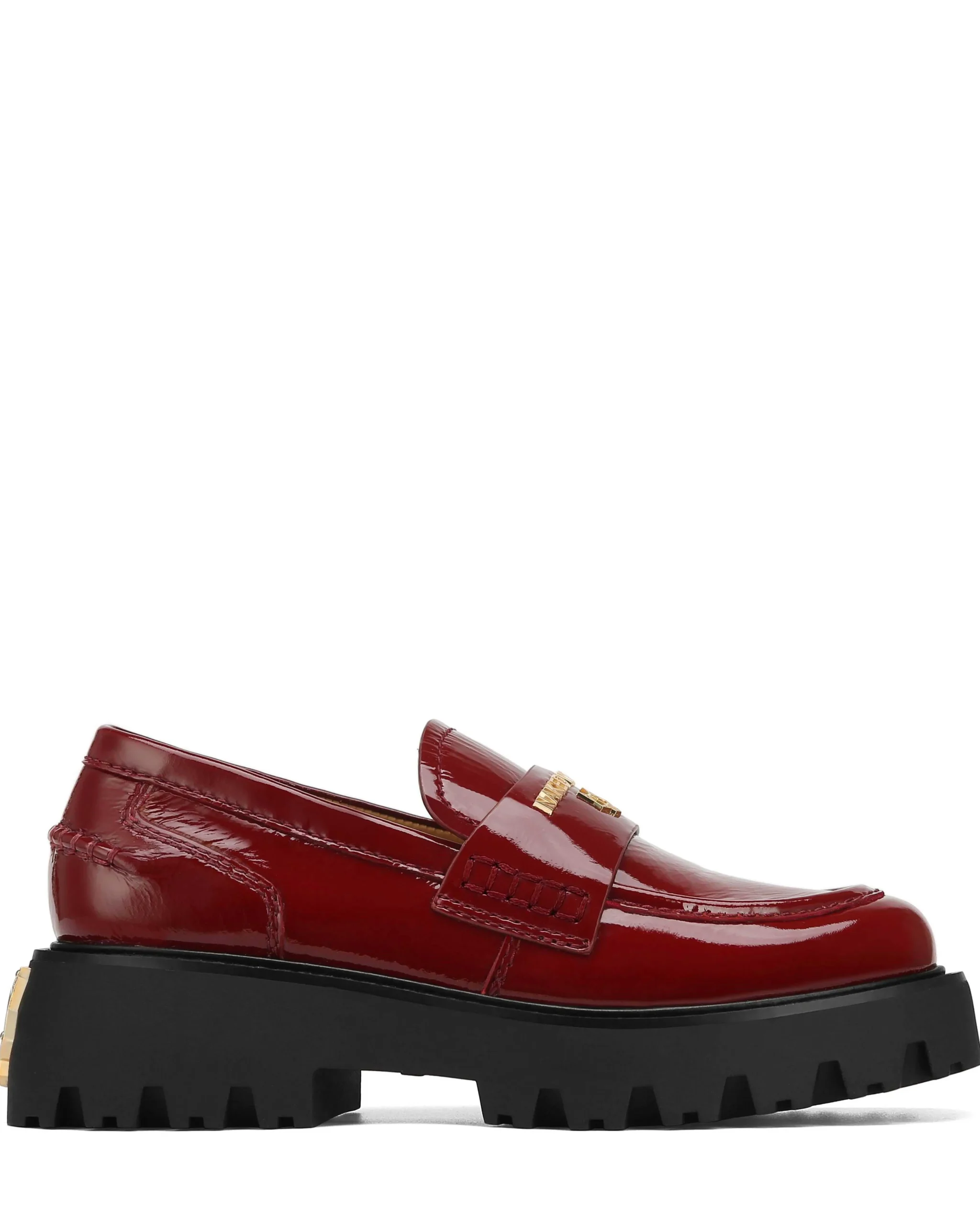 Flawed Burgundy Crinkle Patent Leather<Naked Wolfe Outlet