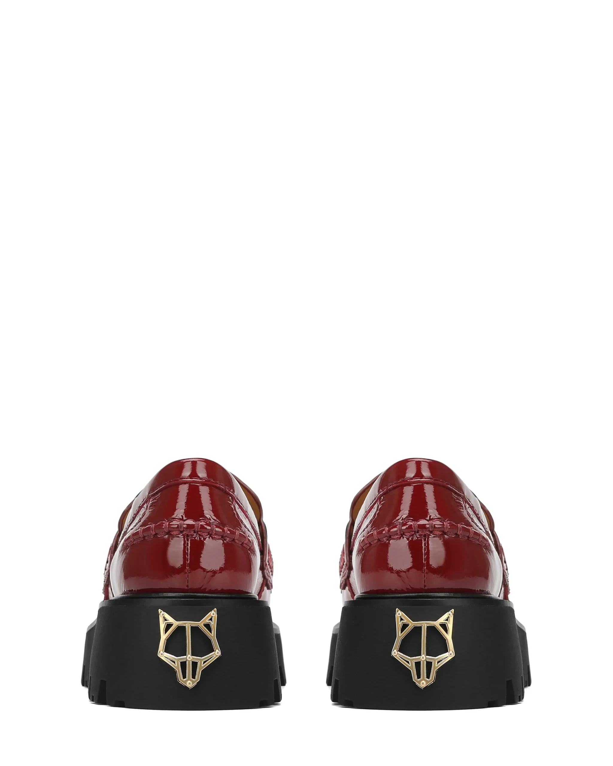 Flawed Burgundy Crinkle Patent Leather<Naked Wolfe Outlet