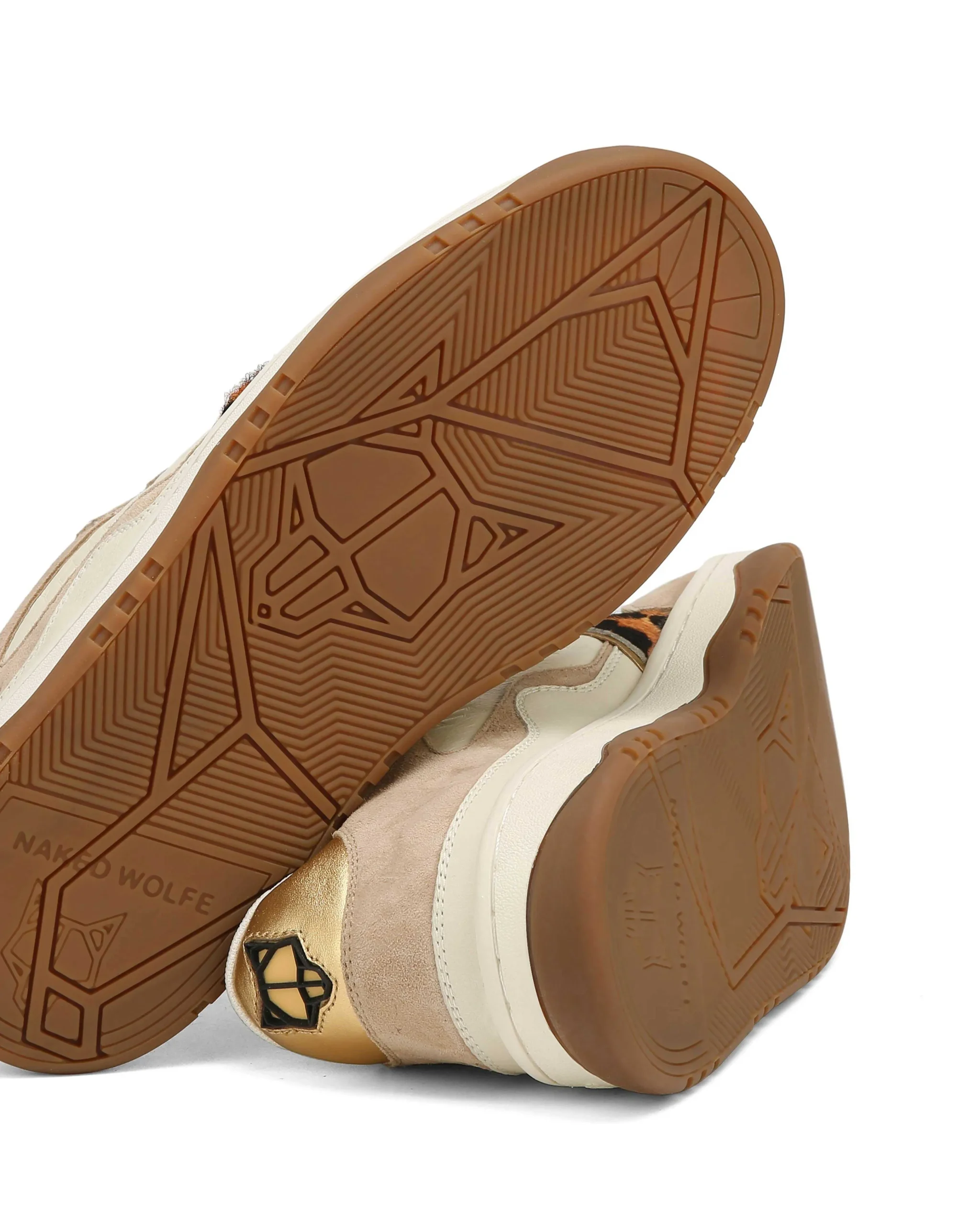 Flight Genysis Leather/Suede Off White/Leopard<Naked Wolfe Cheap