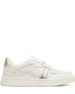 Flight Genysis Leather/Suede White/Gold<Naked Wolfe Hot