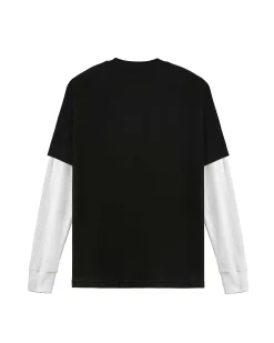 Gothic Underlay Tee Black/White<Naked Wolfe Hot
