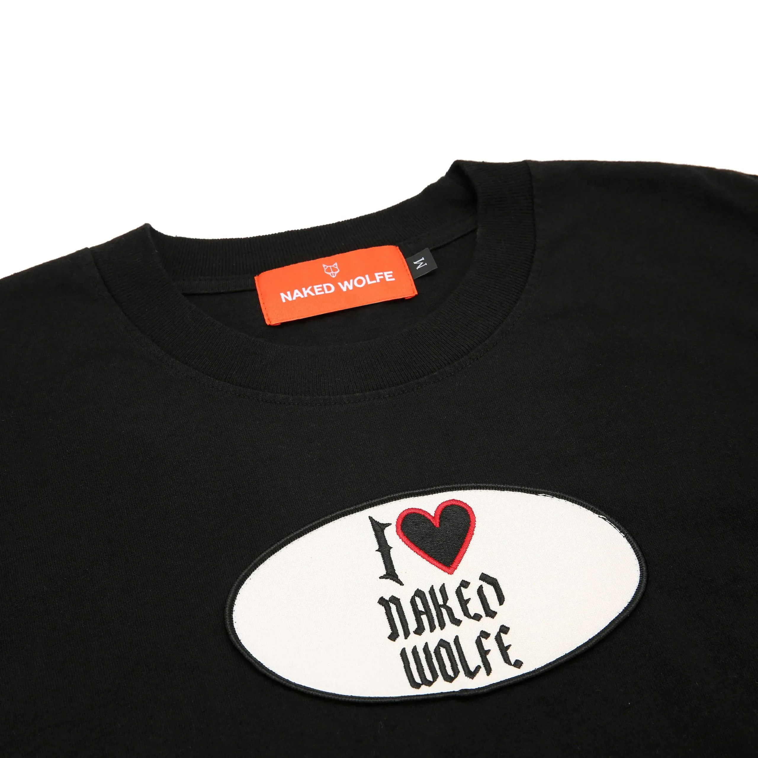 I Love T-Shirt Black<Naked Wolfe New