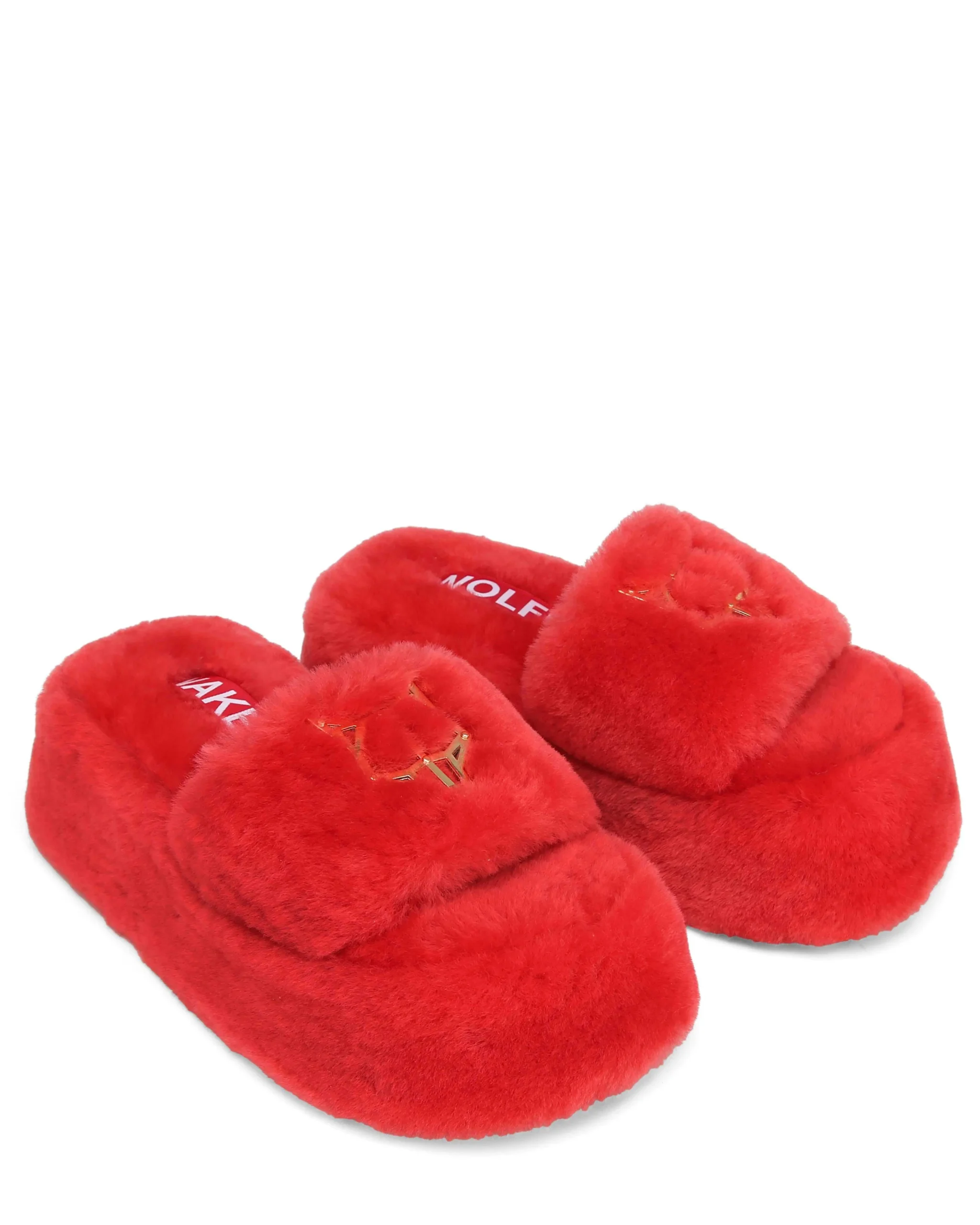 Ivy Shearling Red<Naked Wolfe Store
