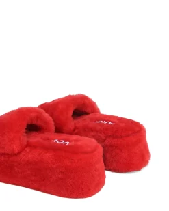 Ivy Shearling Red<Naked Wolfe Store