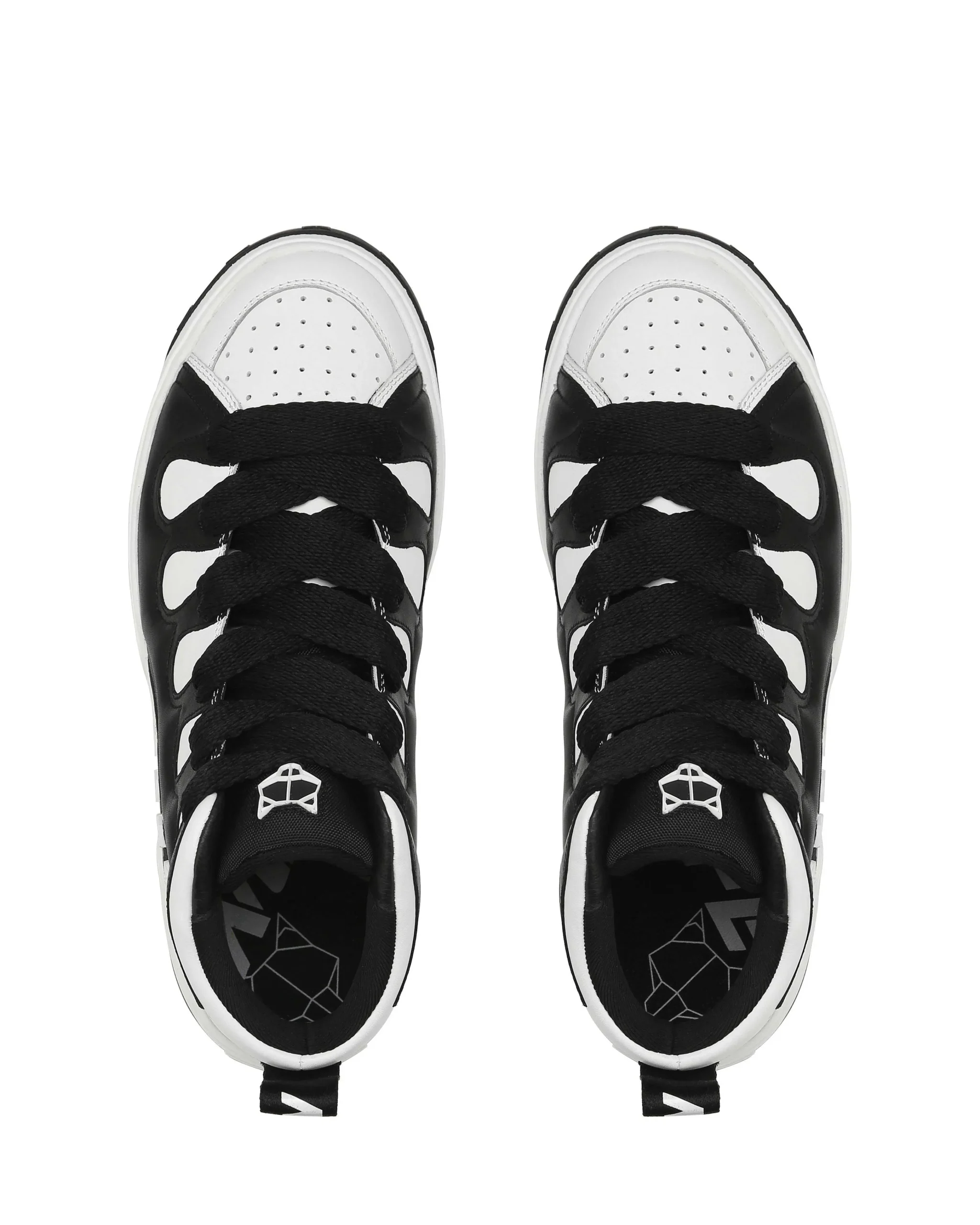 King Black/White Leather<Naked Wolfe Outlet