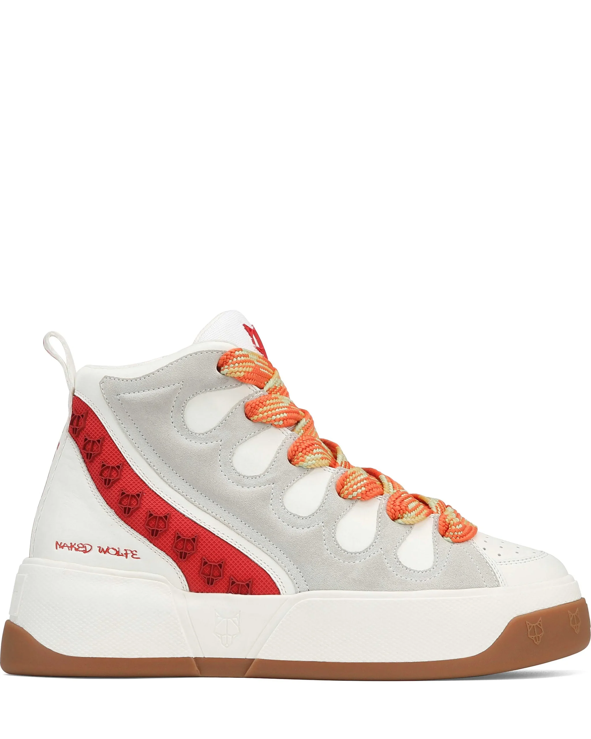 King White/Red Leather<Naked Wolfe New