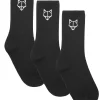 3 Pack Mens Egyptian Cotton Socks Black<Naked Wolfe Outlet