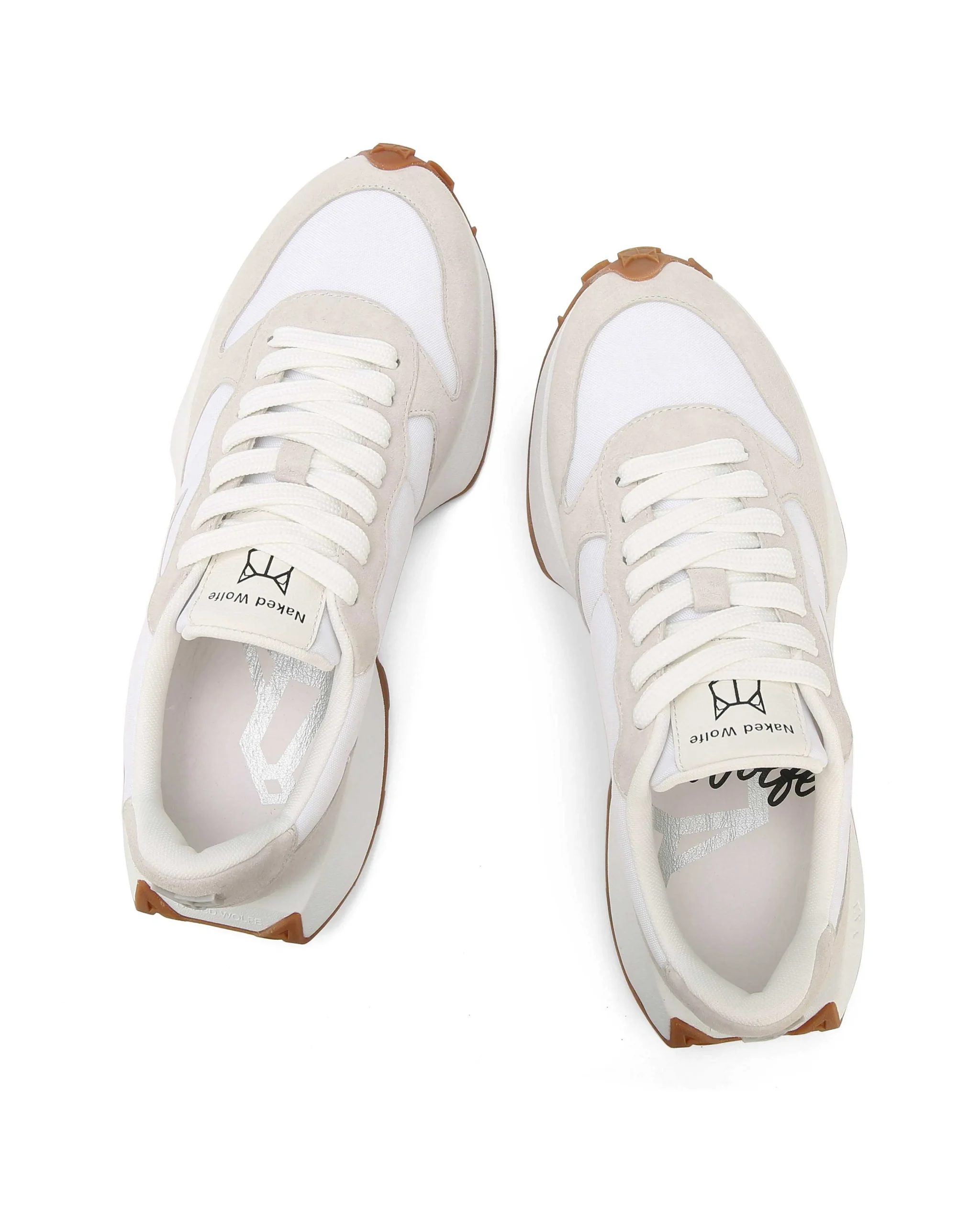 Plug Suede & Nylon White<Naked Wolfe Fashion
