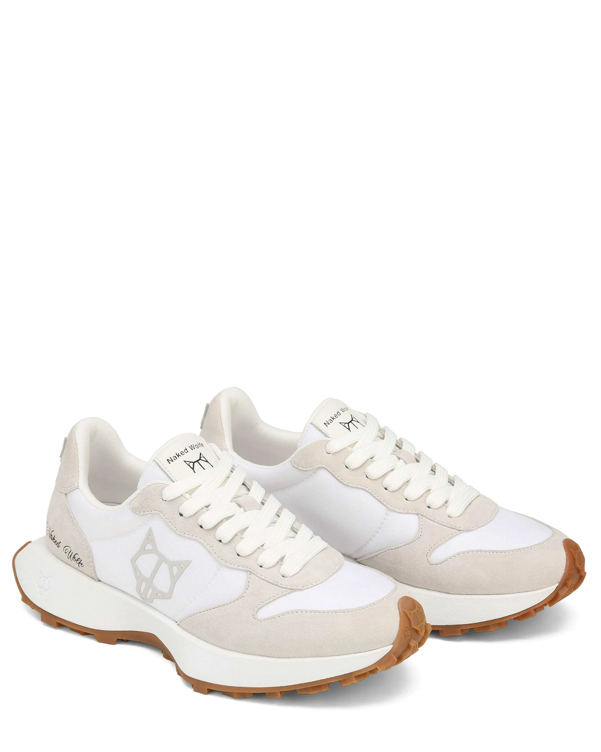 Plug Suede & Nylon White<Naked Wolfe Fashion