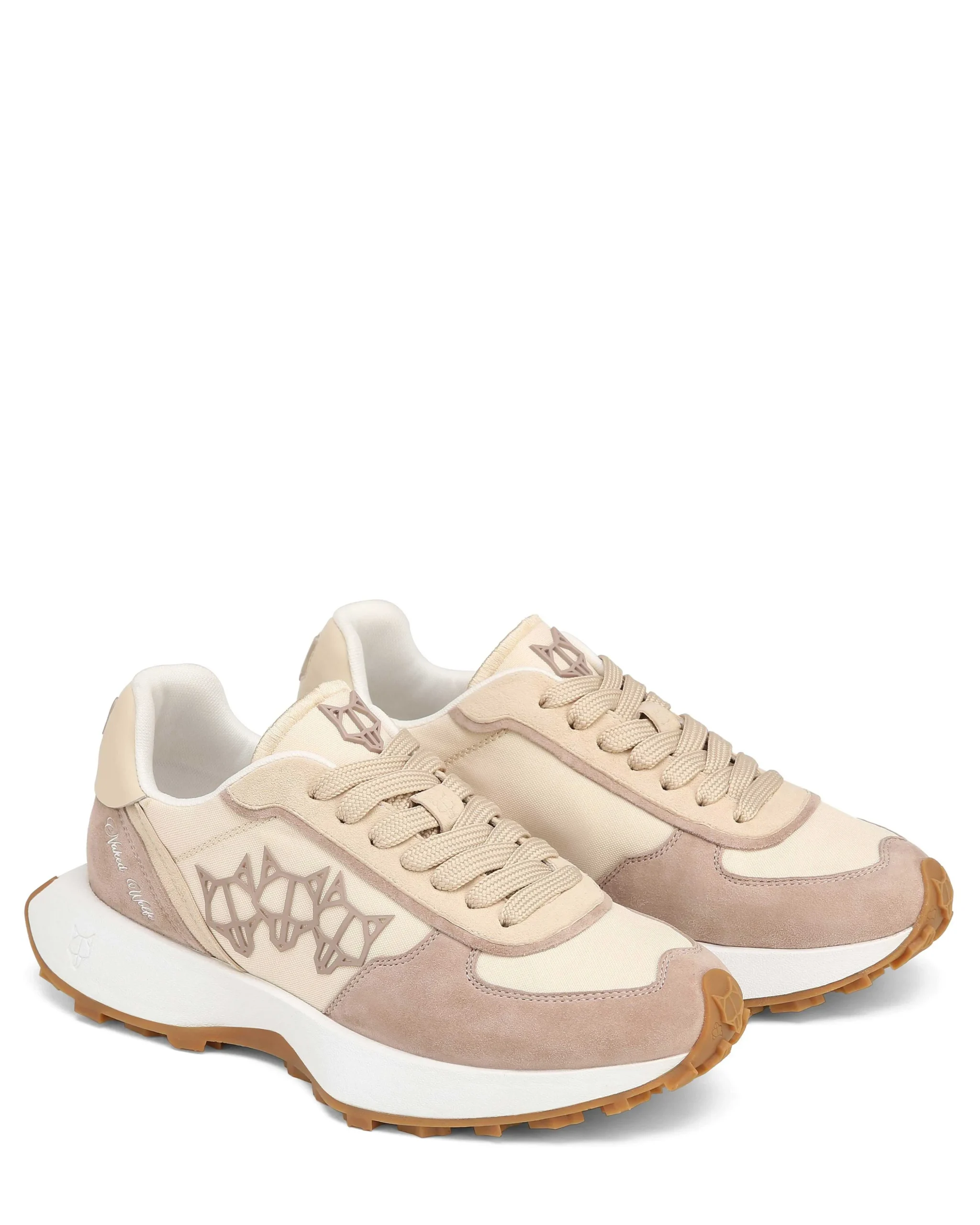 Prime Beige Nylon Suede<Naked Wolfe Best Sale