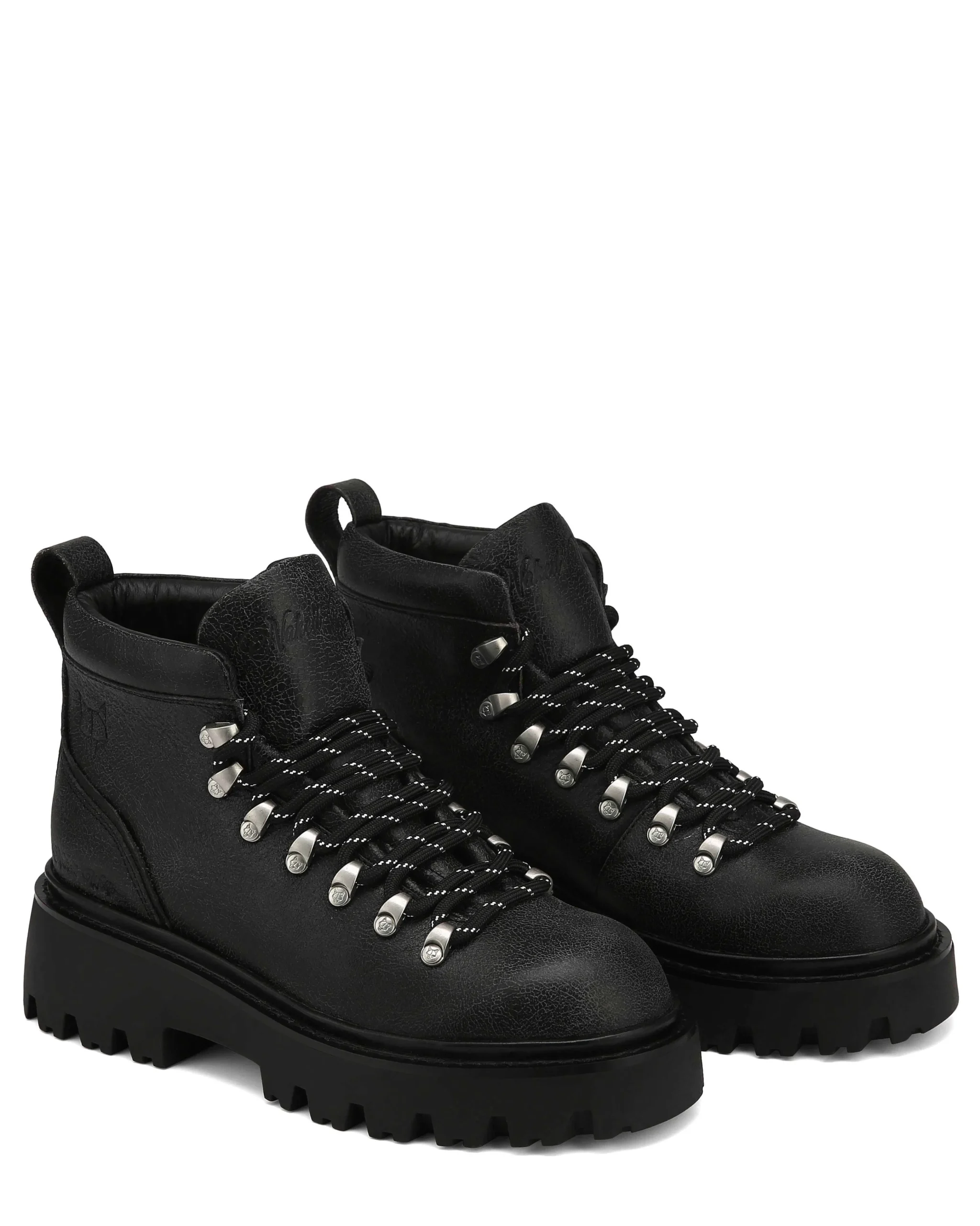 Resort Black Stone Wash Leather<Naked Wolfe Outlet