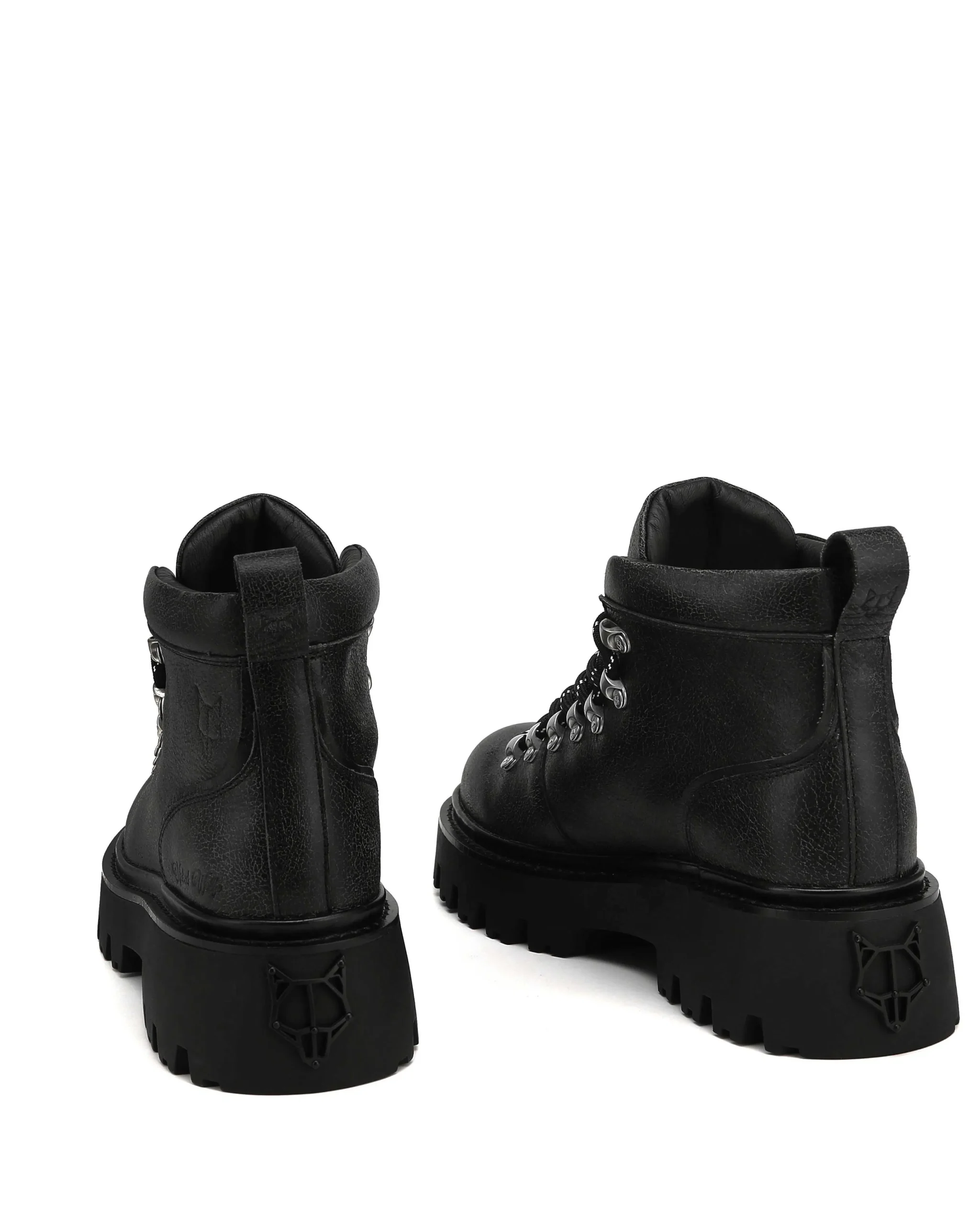 Resort Black Stone Wash Leather<Naked Wolfe Outlet