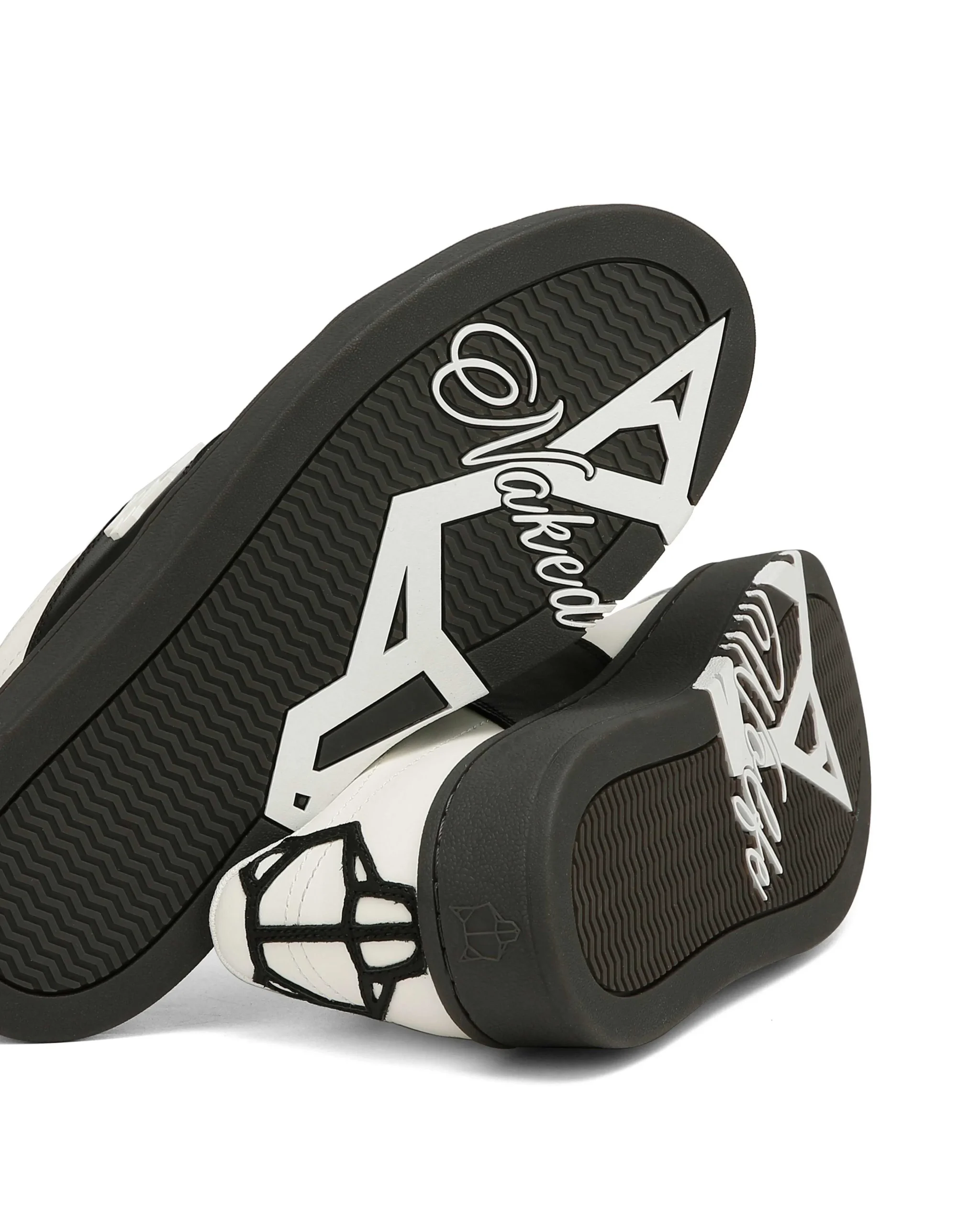 Scuba Cow Leather & Suede White<Naked Wolfe Clearance