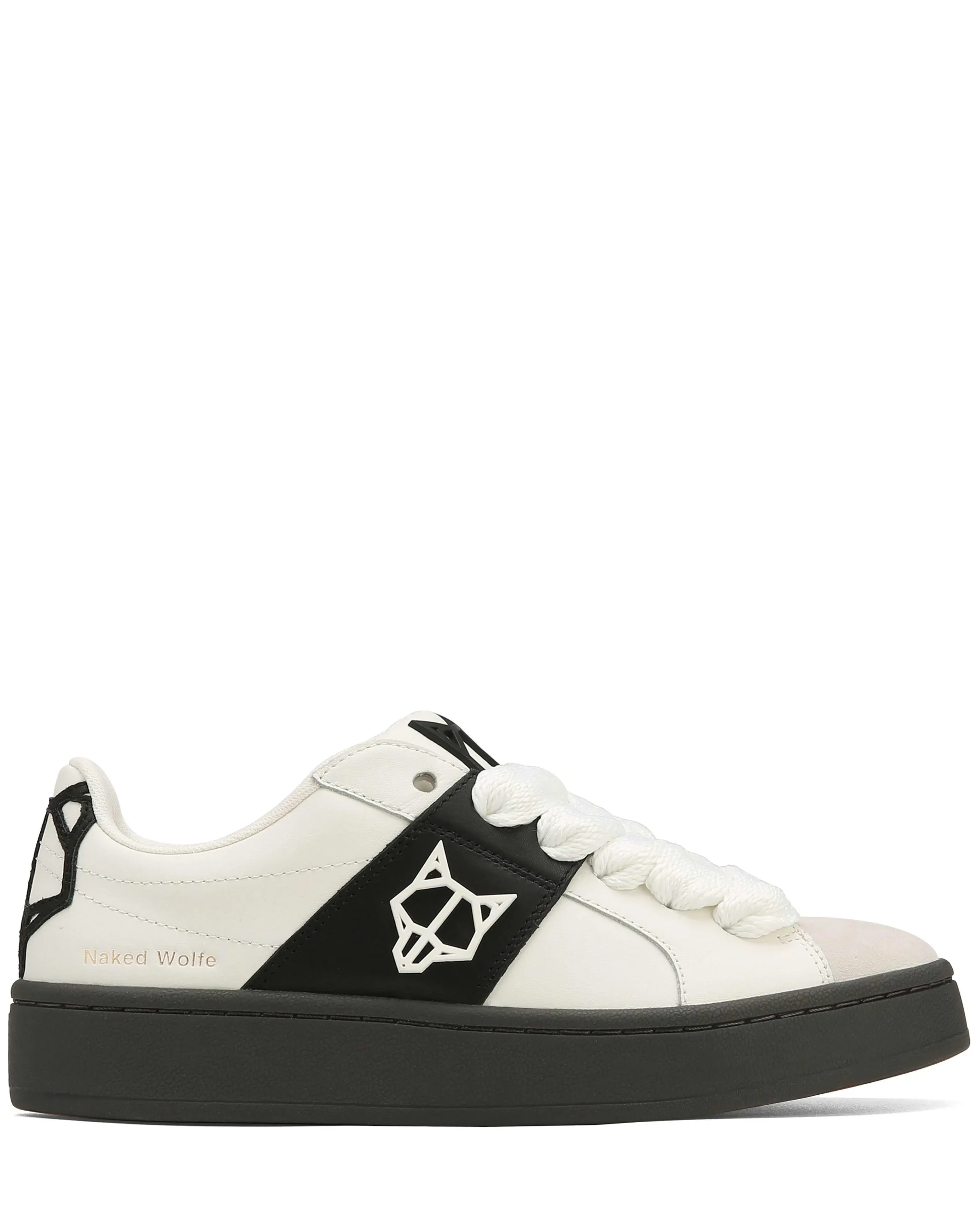 Scuba Cow Leather & Suede White<Naked Wolfe Clearance