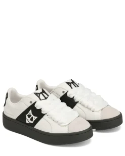 Scuba Cow Leather & Suede White<Naked Wolfe Clearance