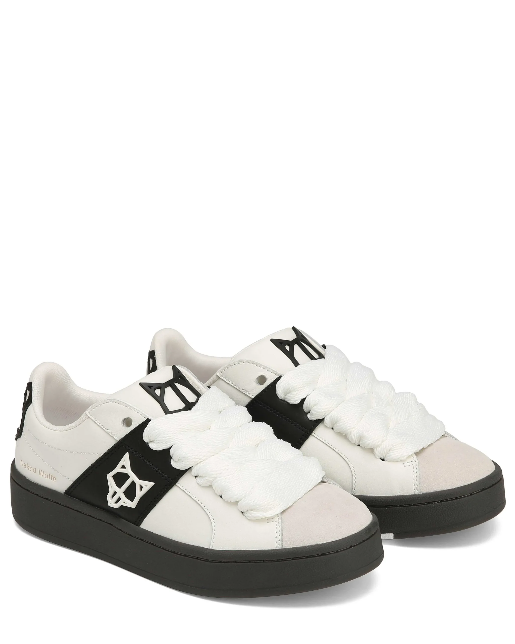 Scuba Cow Leather & Suede White<Naked Wolfe Clearance