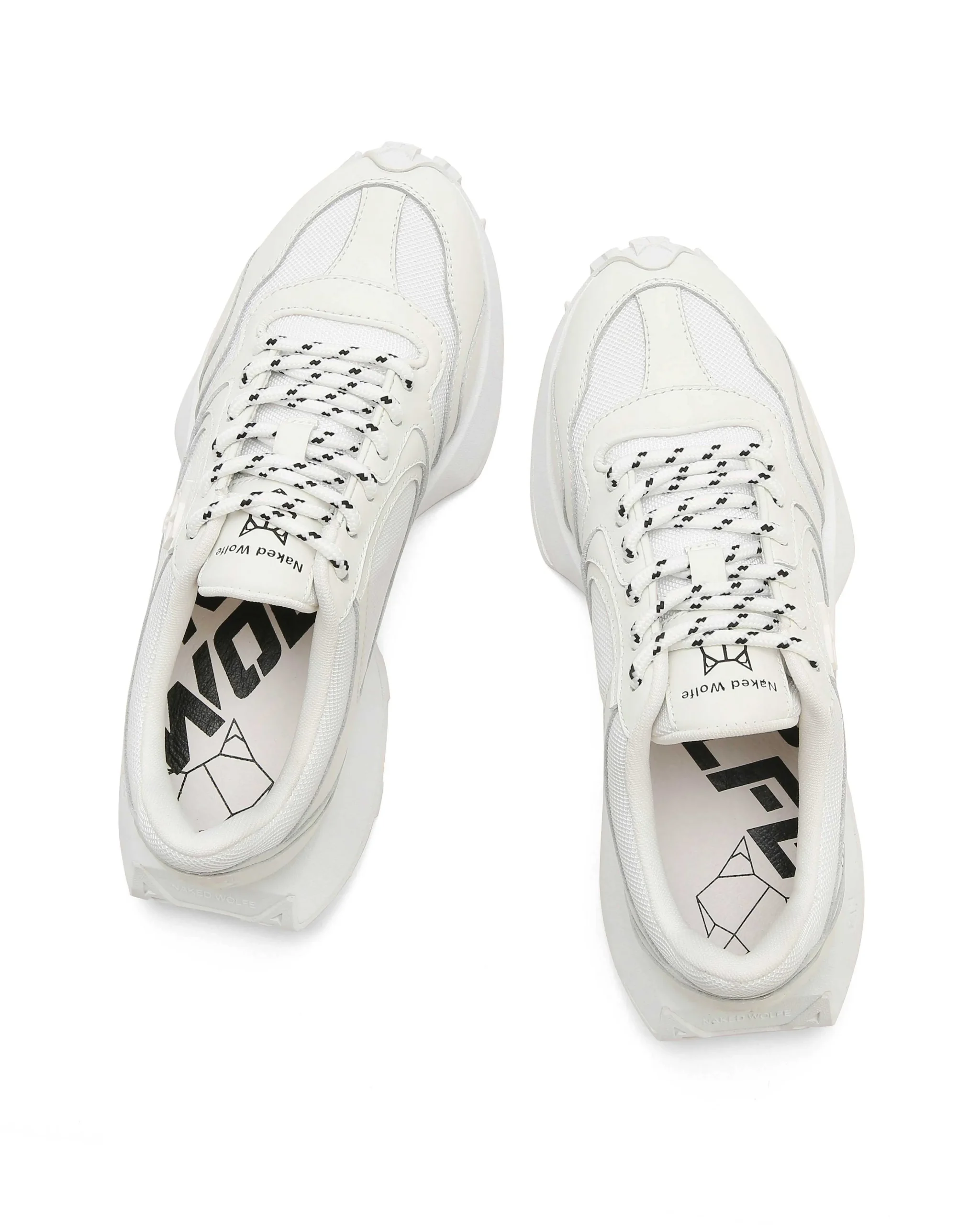 Season White Mesh And Leather Combo<Naked Wolfe Sale