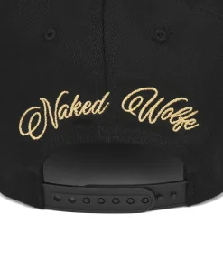 Signature Unconstructed Cap Black/Gold<Naked Wolfe Store