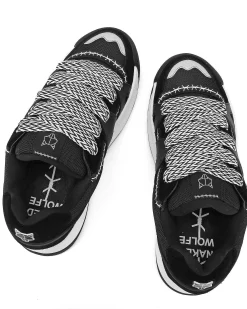 Slide Laces Zig Zag Black/White<Naked Wolfe Discount