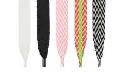 Slider Laces Zig Zag Black/White<Naked Wolfe Outlet