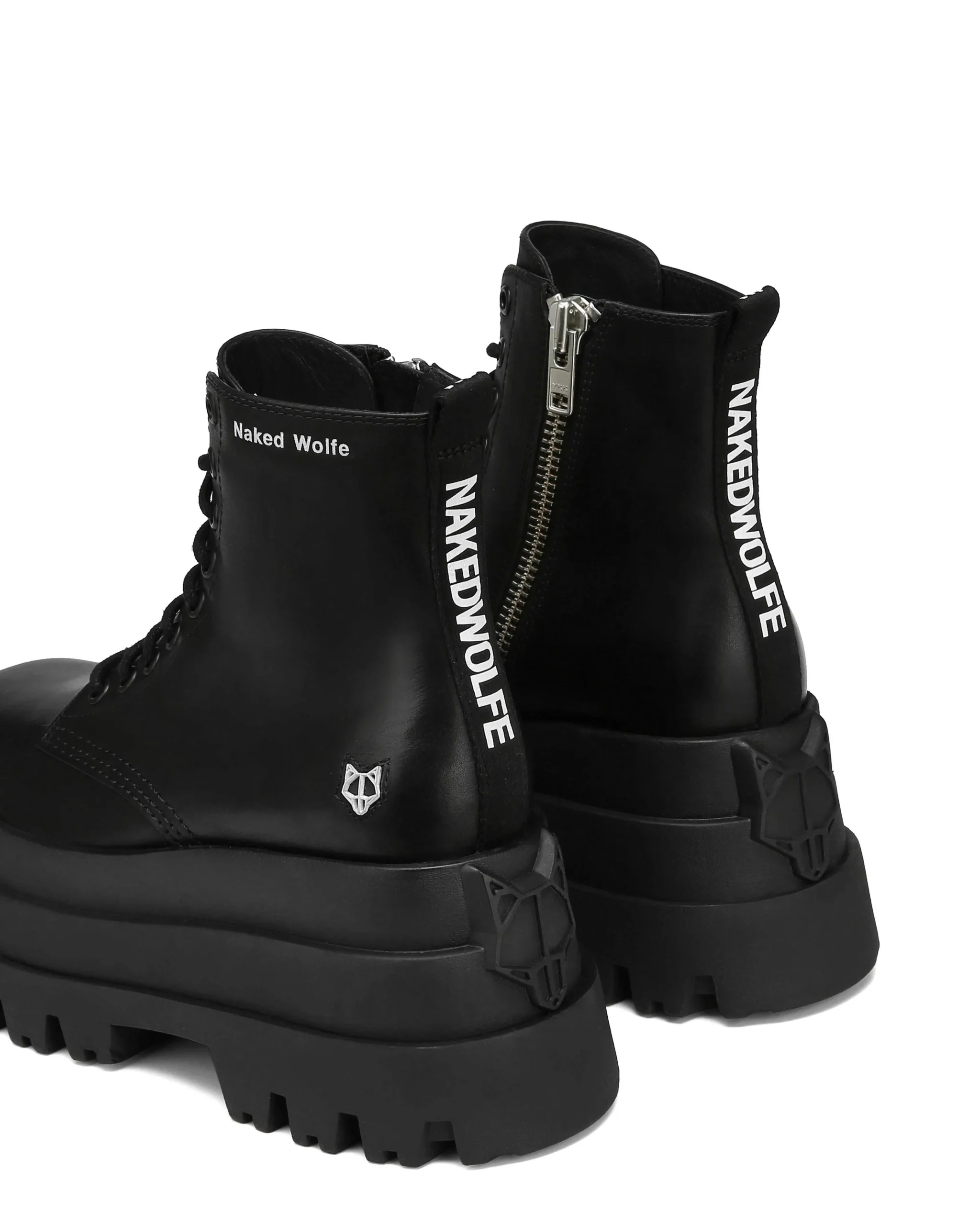 Sloane Black Leather<Naked Wolfe Cheap
