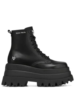 Sloane Black Leather<Naked Wolfe Cheap