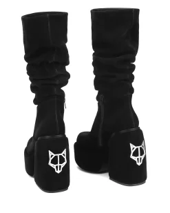 Space Black Kid Suede<Naked Wolfe Clearance